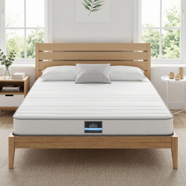 Mattress 20cm with Reinforced Edge Support Egg-Crate Foam