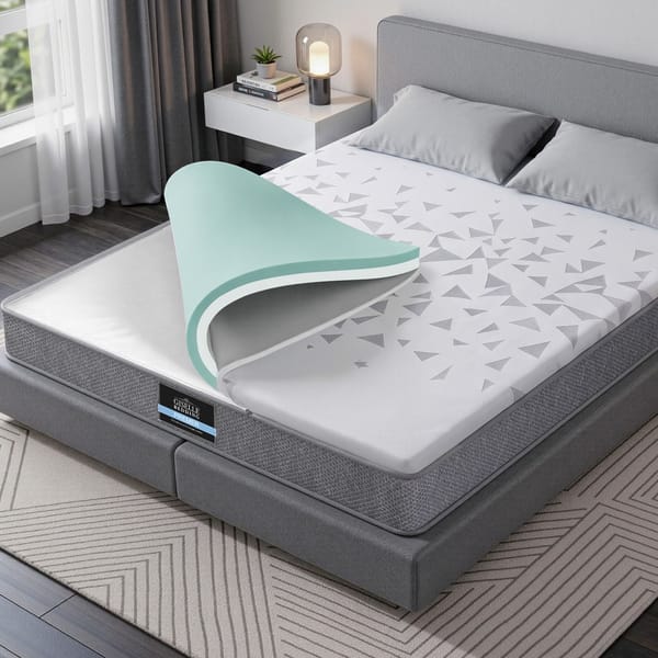 Mattress 23cm Pocket Spring Mattress - Adjustable Firmness Reversible Foam Layer - Medium