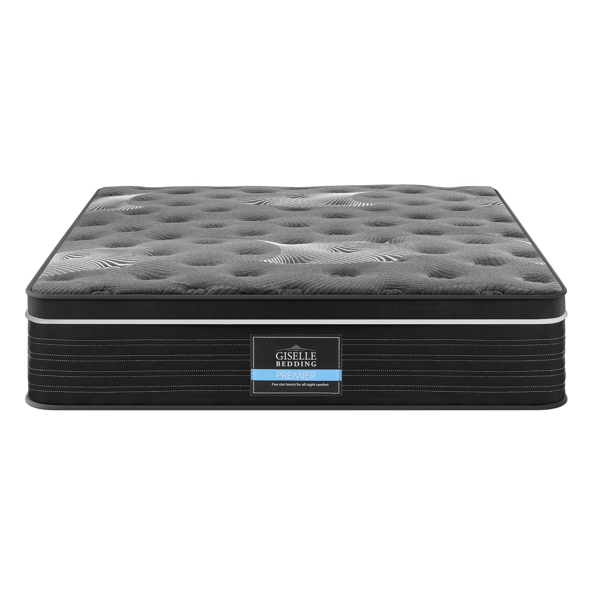 Giselle Bedding Mattress 35Cm Euro Top With Graphene Cooling Comfort Medium Firm