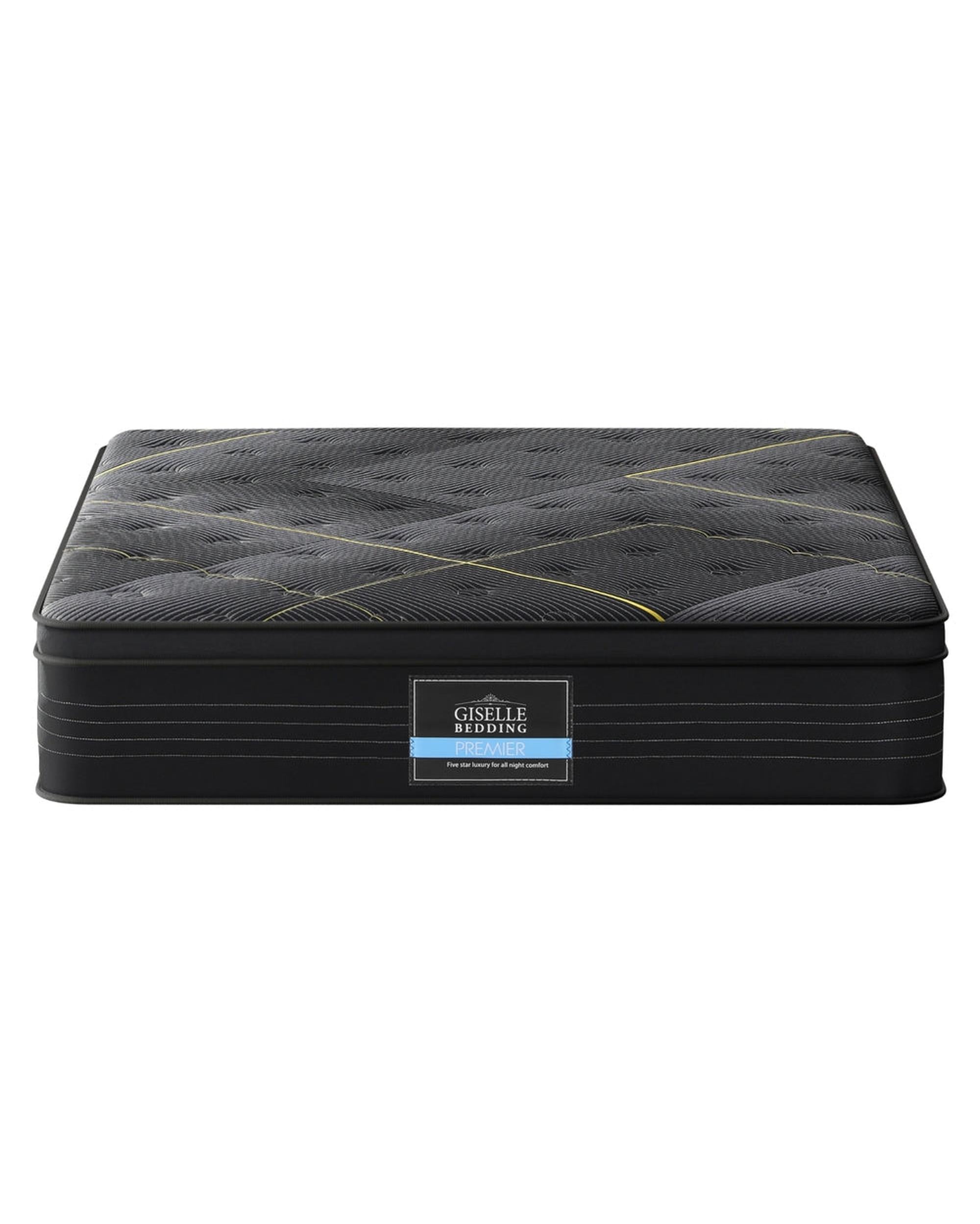 LIONEL 35cm Mattress Queen Bed Bamboo Pocket Firm Foam Giselle