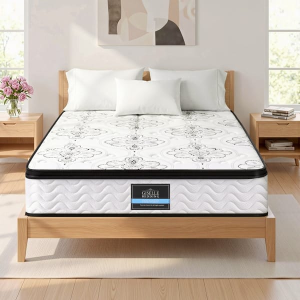 Mattress 30cm Pocket Spring Euro Top Medium Firm Foam