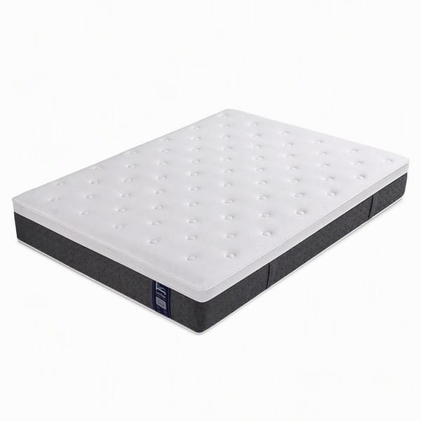 Levitex Lumbar Support, 5-Zone Pocket Springs & 2-Row Hardened Edges for Deep Sleep, Cooling Gel Memory & Egg-Crate Foam Mattress