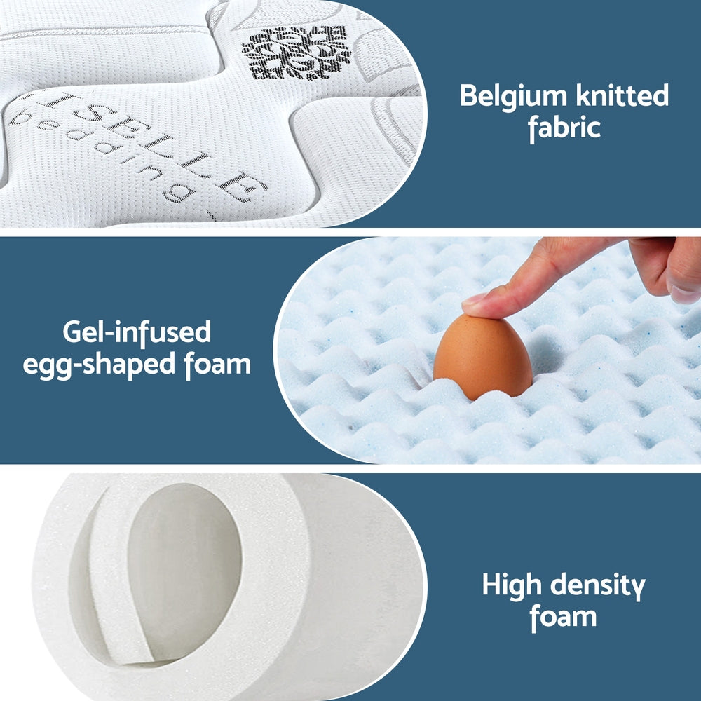 35cm Mattress Bed 7 Zone - Medium Firm