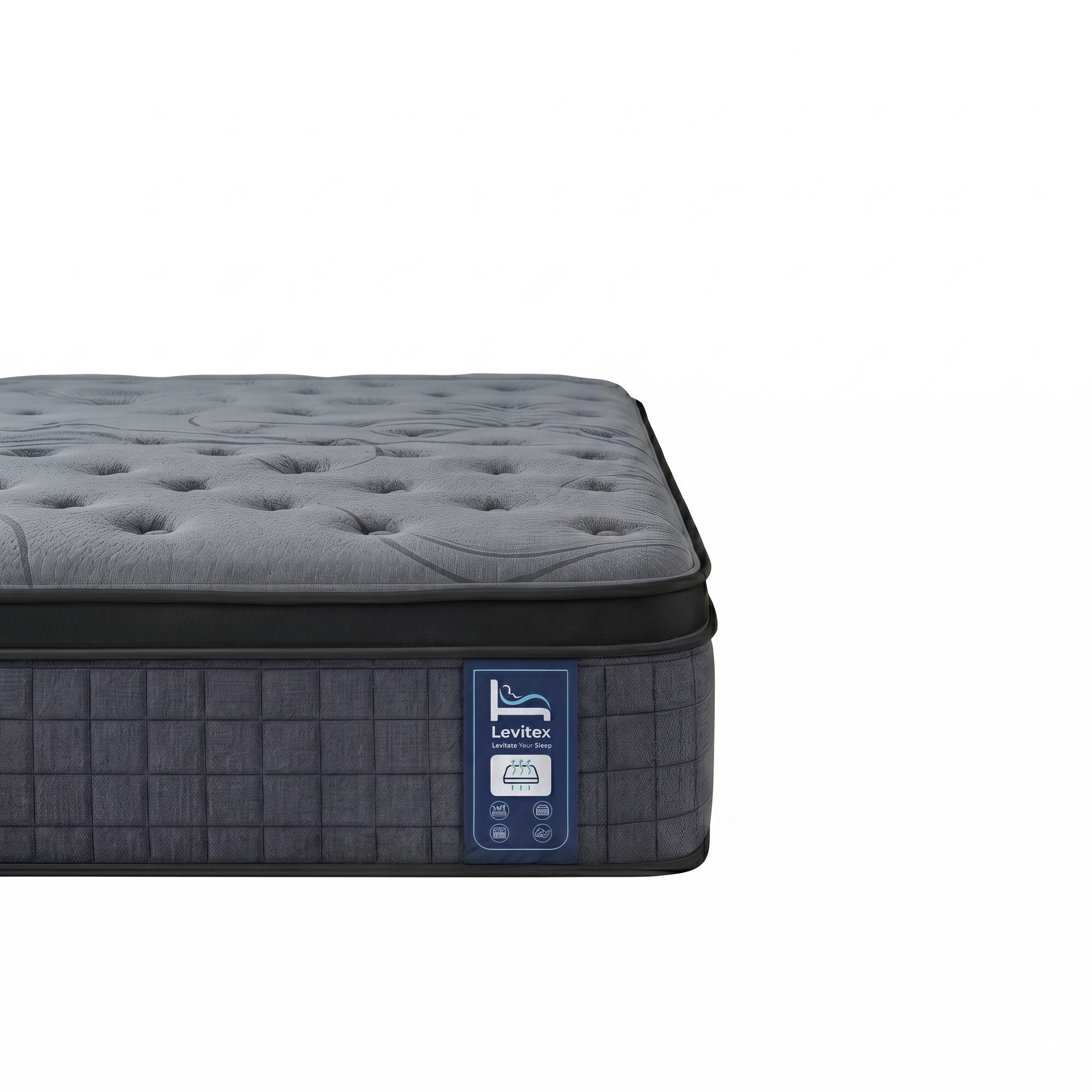 Levitex 33cm Extra Firm 7-Zone Pocket Spring Mattress