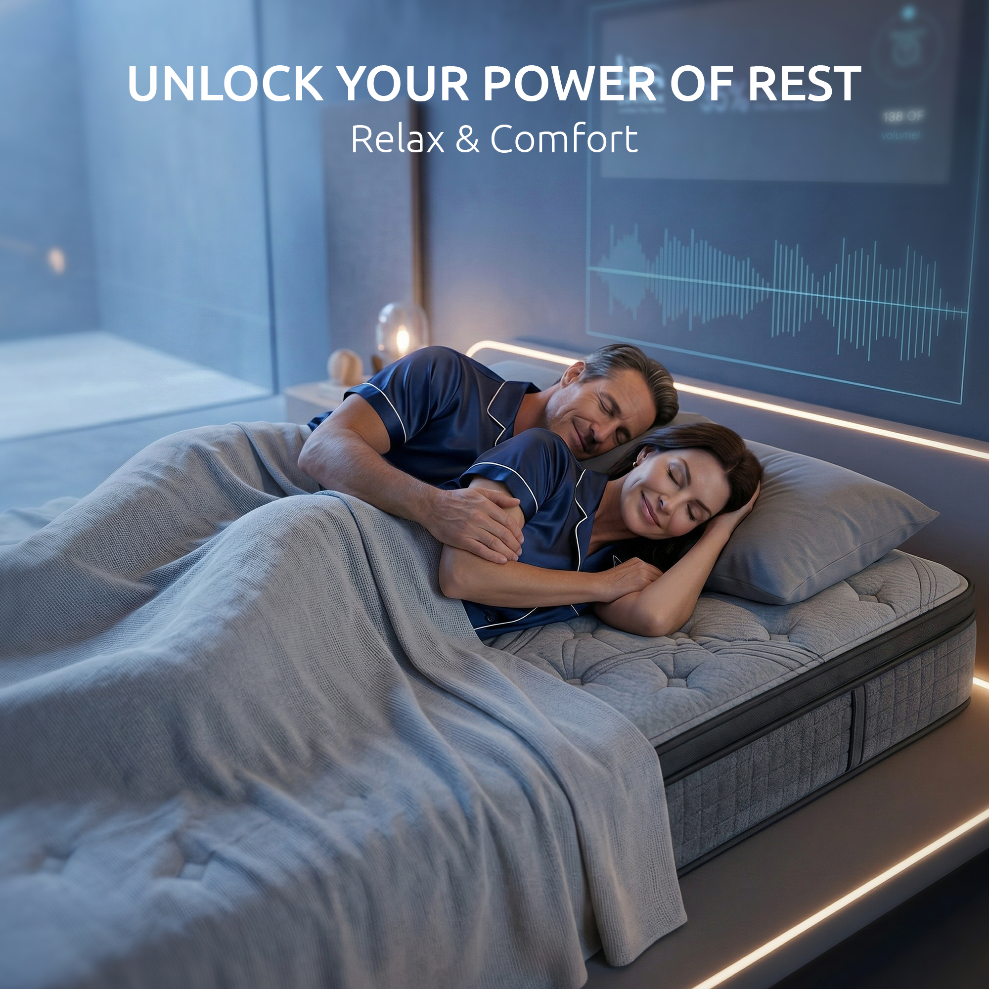 Levitex 33cm Extra Firm 7-Zone Pocket Spring Mattress