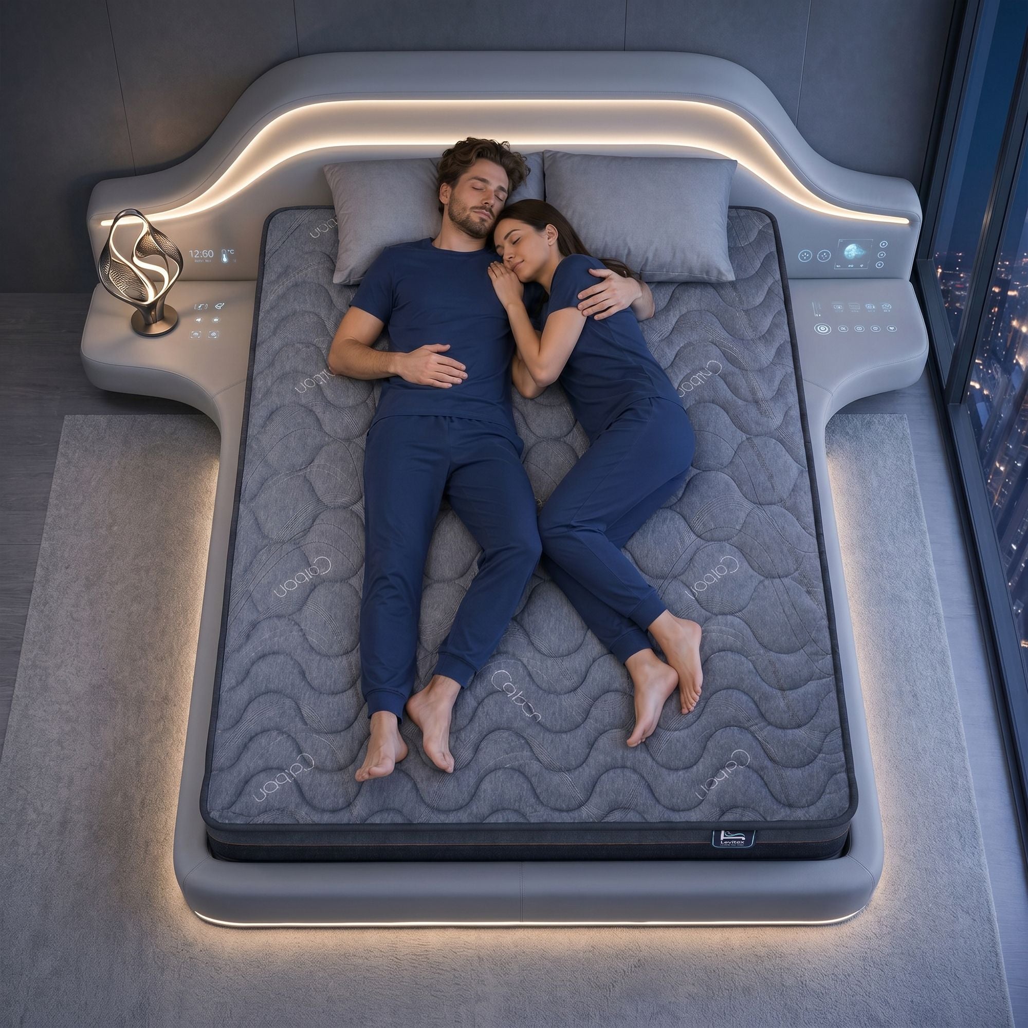 Levitex 25cm Hybrid Pocket Spring Mattress - FIRM