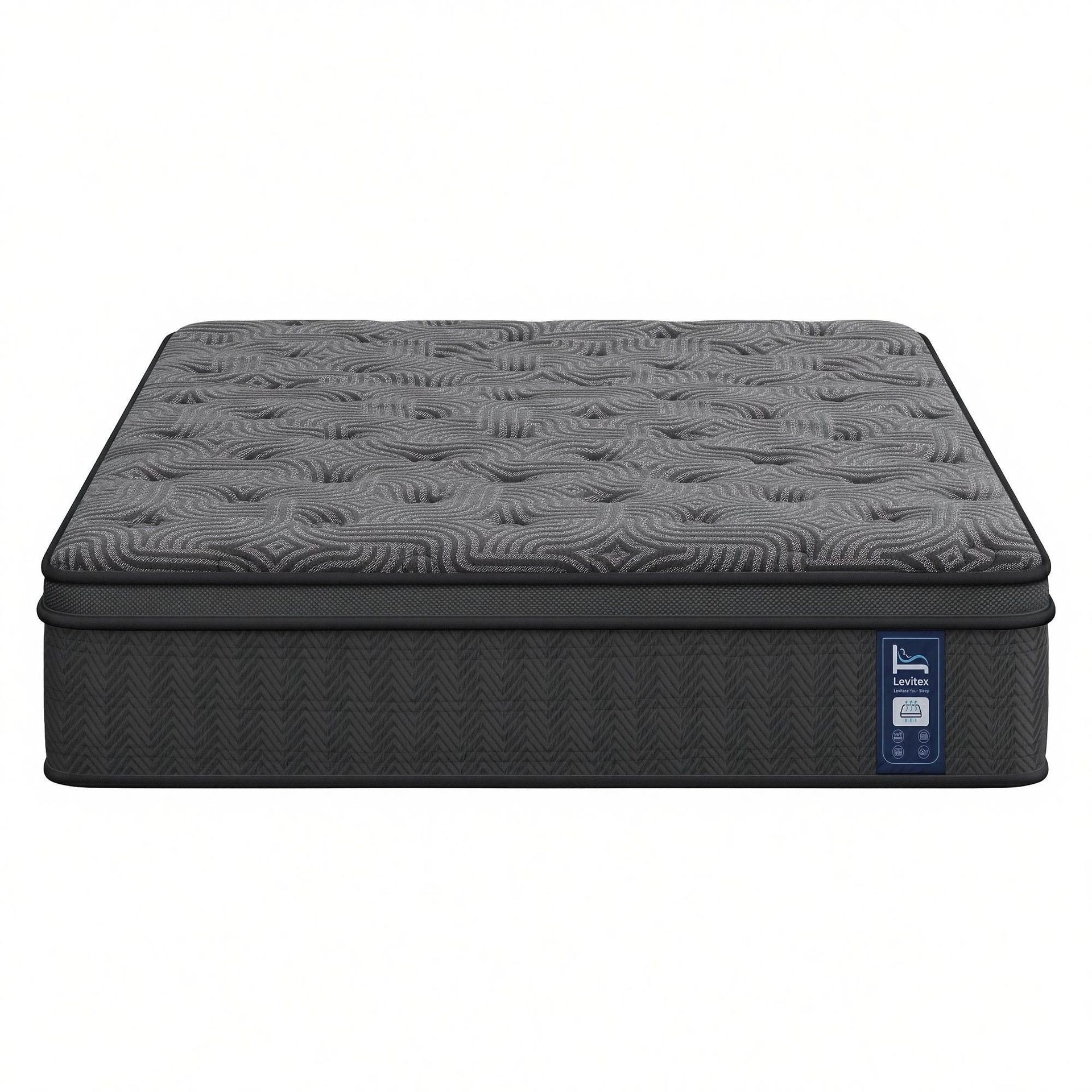 Levitex 34cm 5-Zone Gel Hybrid Mattress with Edge Support