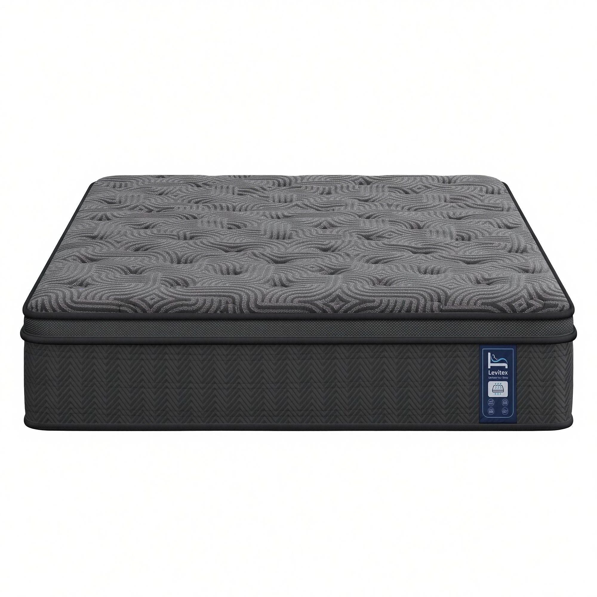 Levitex 34cm 5-Zone Gel Hybrid Mattress with Edge Support