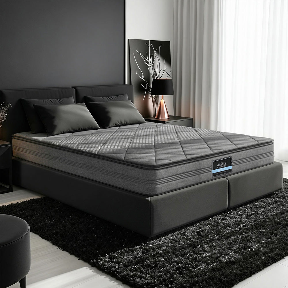 Mattress Pillow Top Bed Size Bonnell Spring Medium Firm Foam 18CM