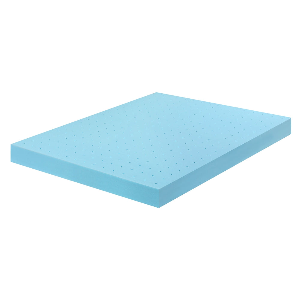 12cm Memory Foam Mattress Topper Ventilated Cool Gel Bamboo Cover Dreamz