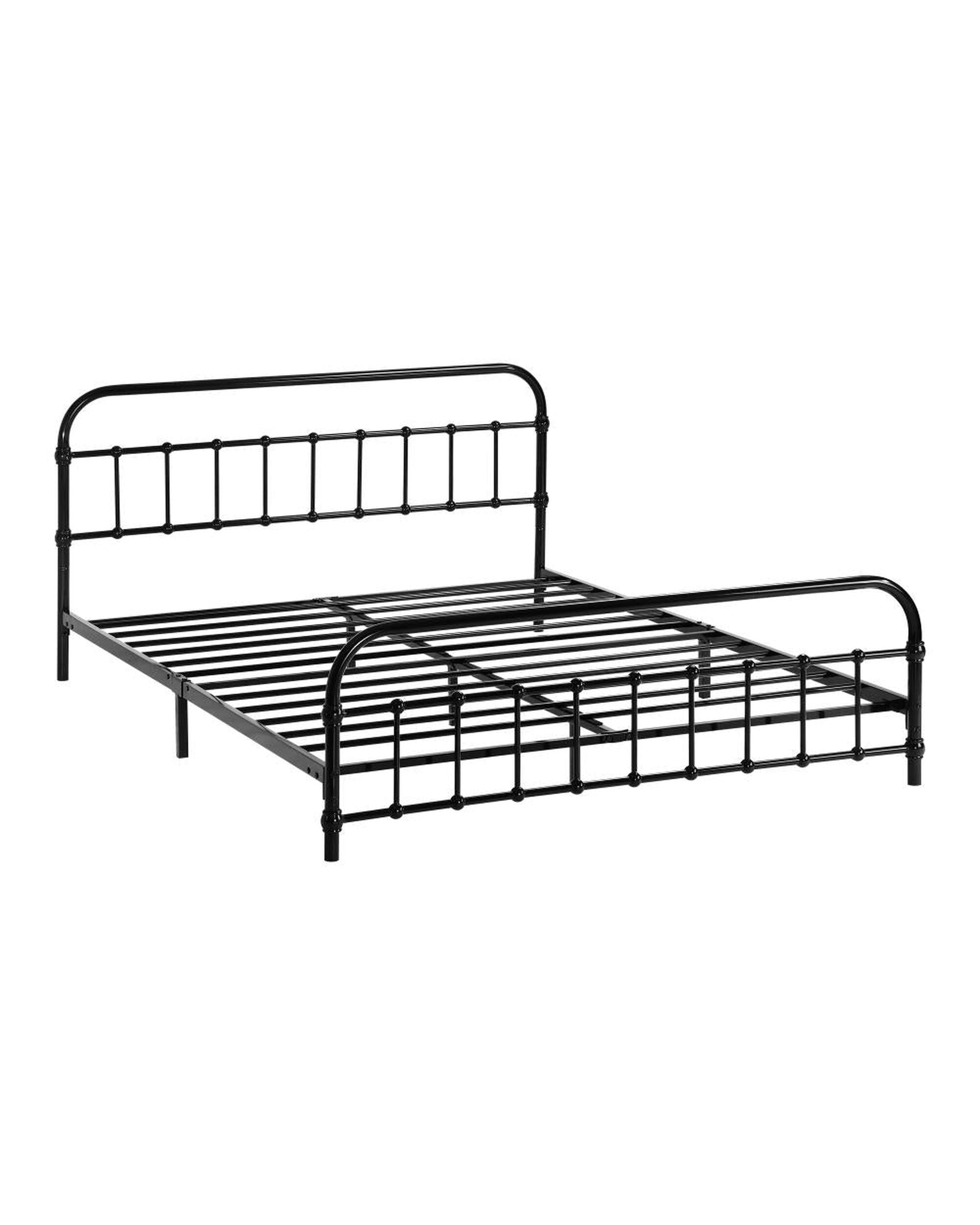 Dane Metal Bed Frame Double Size Bed Base Platform Oikiture