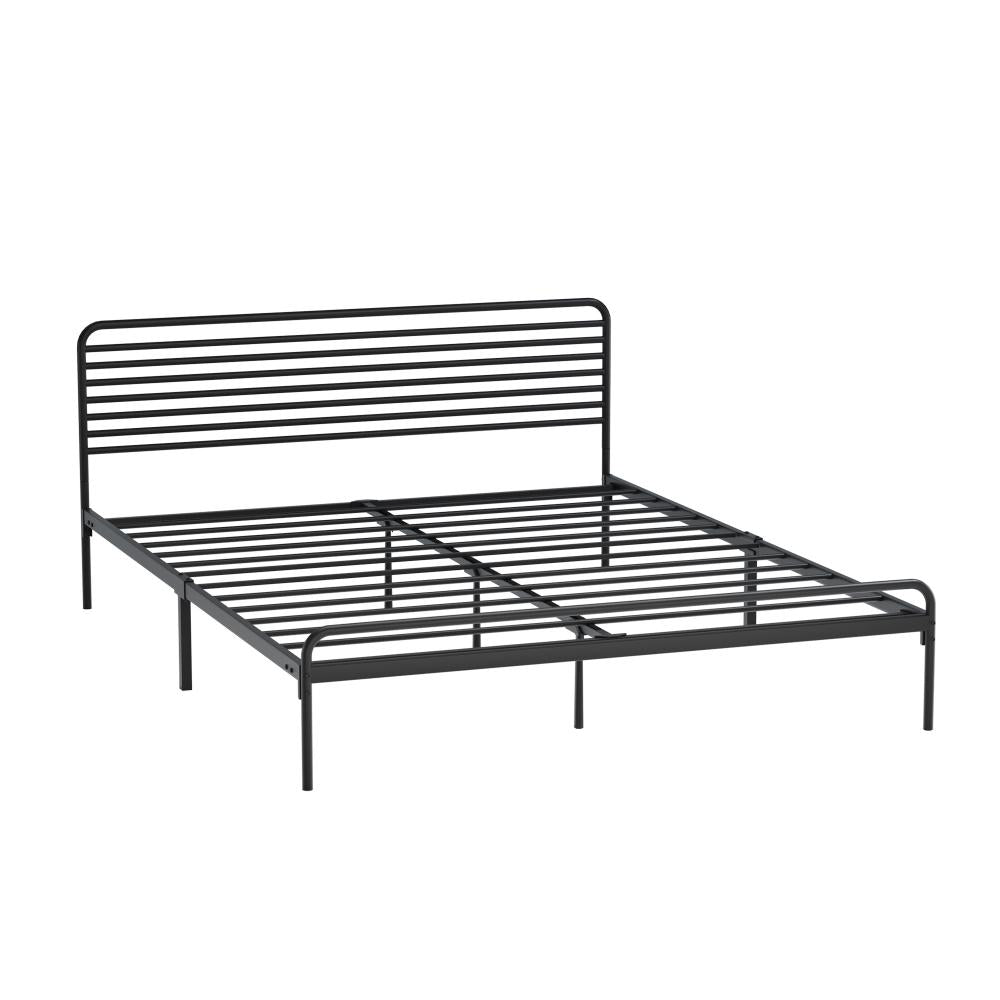 LUME Metal Bed Frame Queen Size Bed Base Platform Oikiture