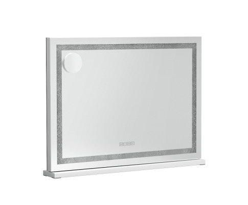 NEW Bluetooth Makeup Mirror 58X46cm Crystal Hollywood with Light LED Vanity Embellir
