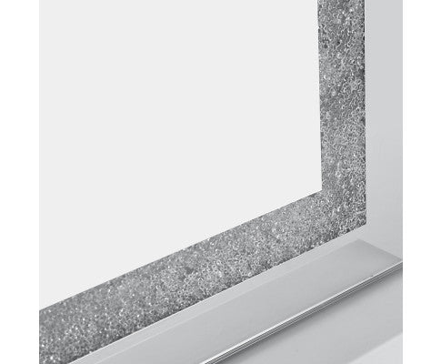 NEW Bluetooth Makeup Mirror 58X46cm Crystal Hollywood with Light LED Vanity Embellir