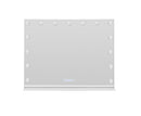 NEW Bluetooth Makeup Mirror 80X58cm Hollywood with Light Vanity Wall 18 LED Embellir