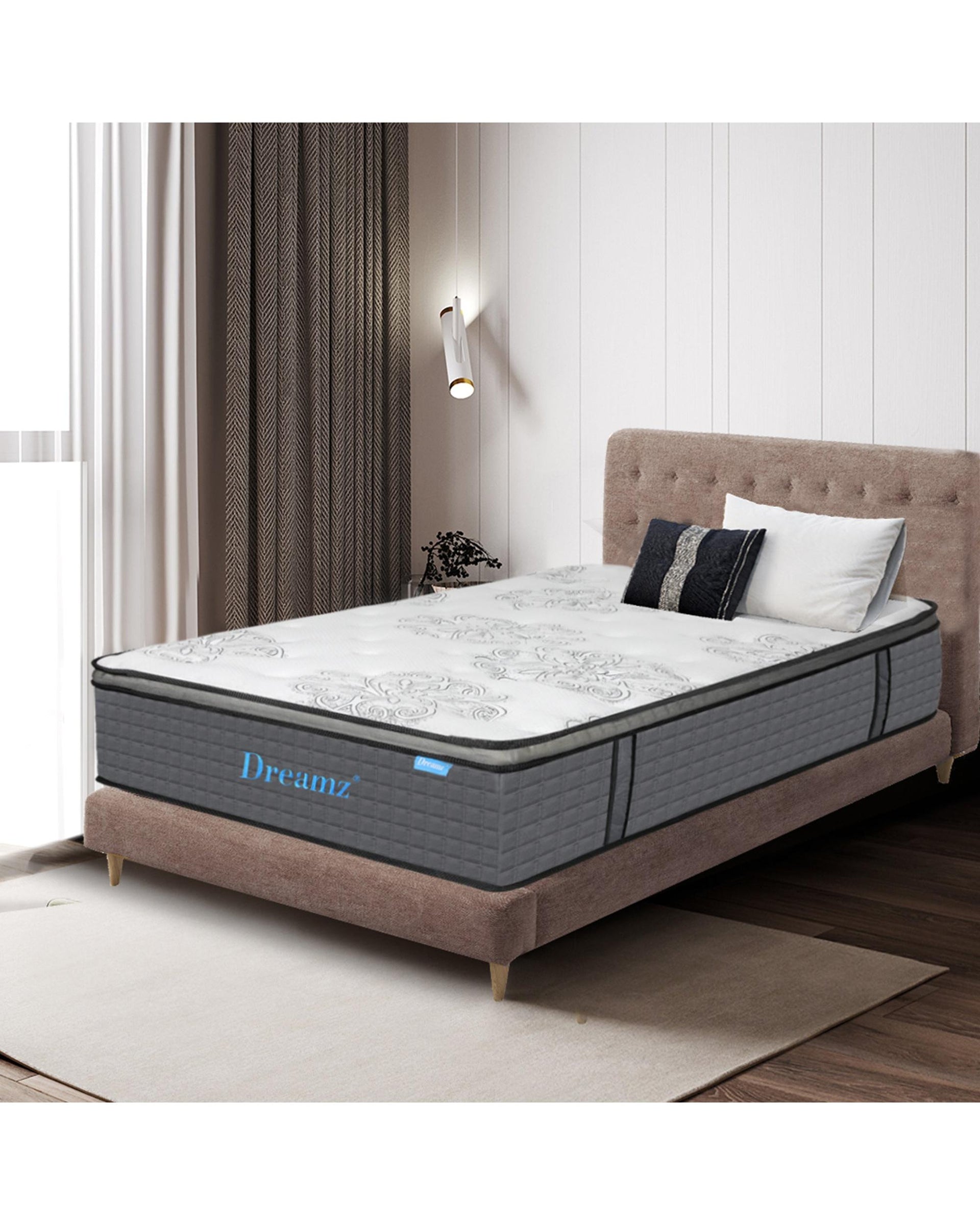 35CM Thickness Euro Top Egg Crate Foam Mattress in Super King Dreamz
