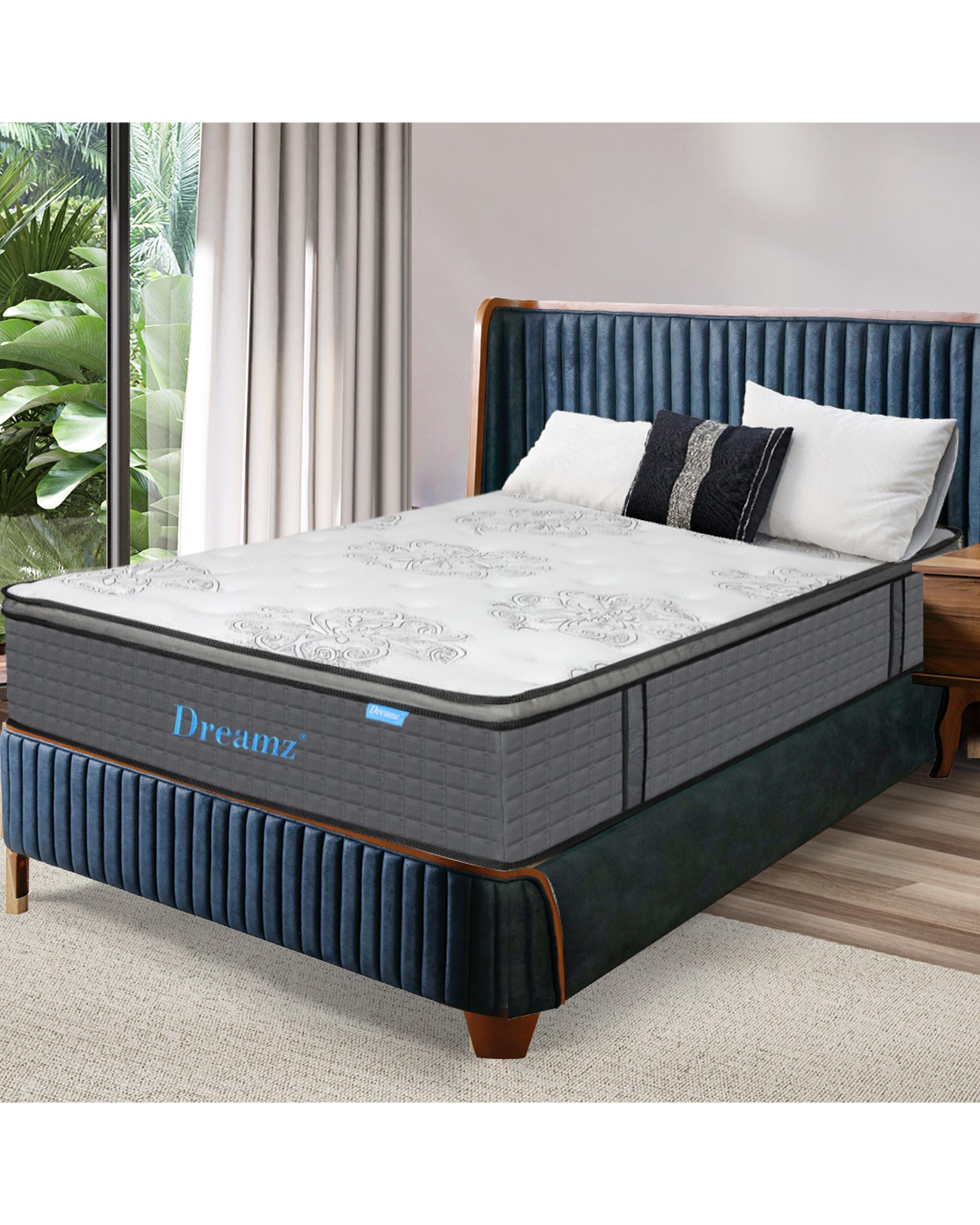 35CM Thickness Euro Top Egg Crate Foam Mattress in King Size Dreamz