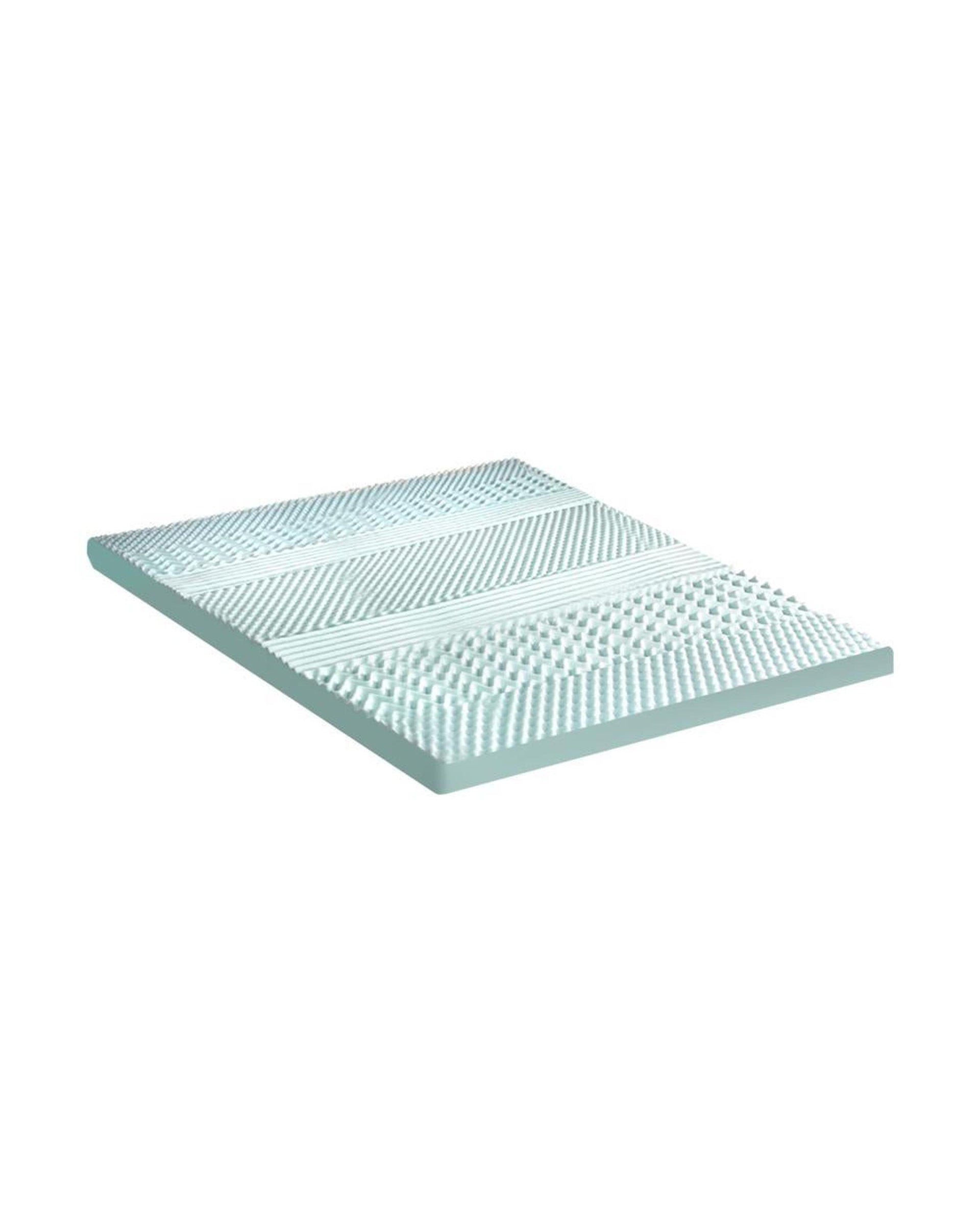 Memory Foam Mattress Topper Cool Gel Bed Bamboo Cover 7-Zone 8CM Bedra