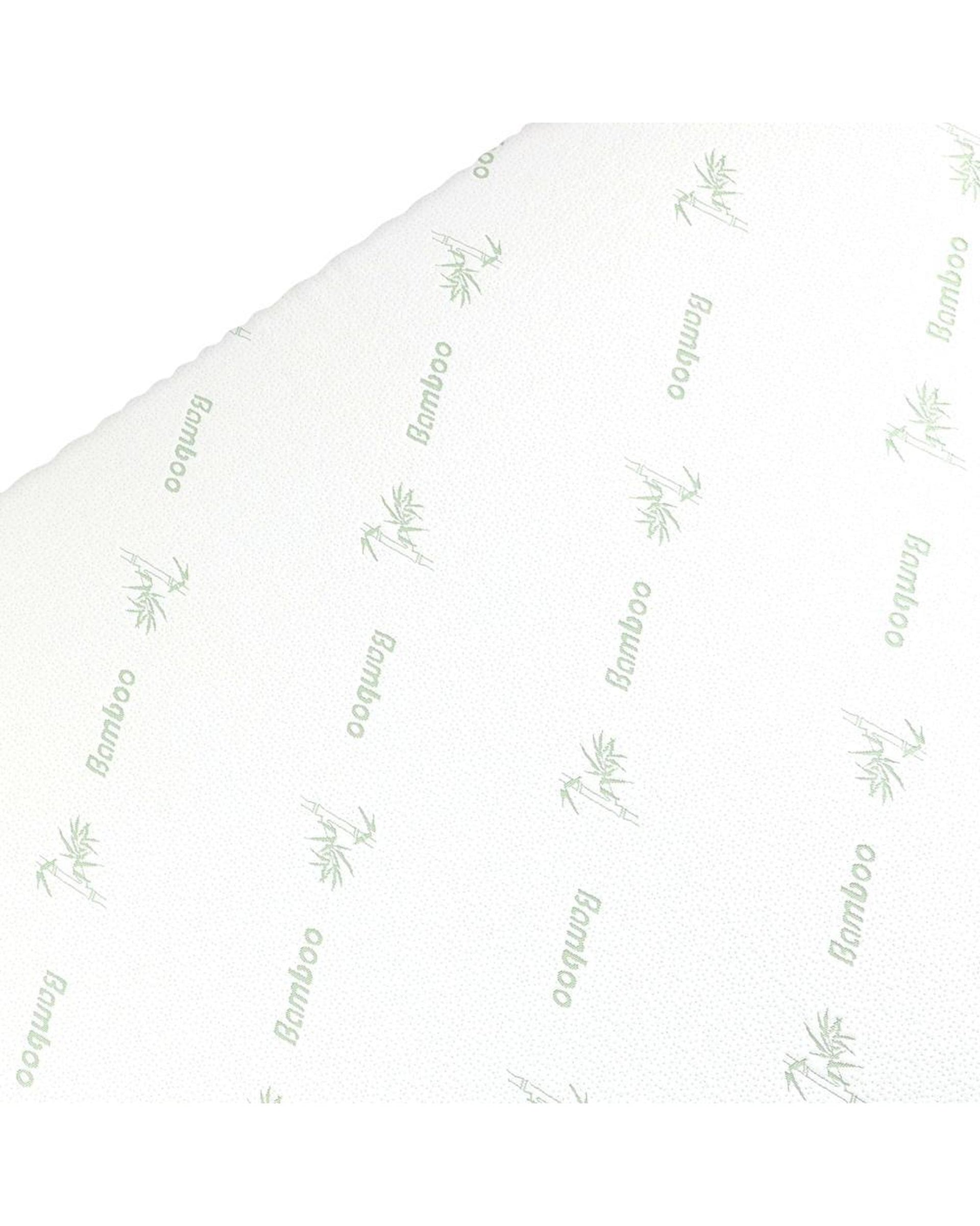 Memory Foam Mattress Topper Cool Gel Bed Bamboo Cover 7-Zone 8CM Bedra