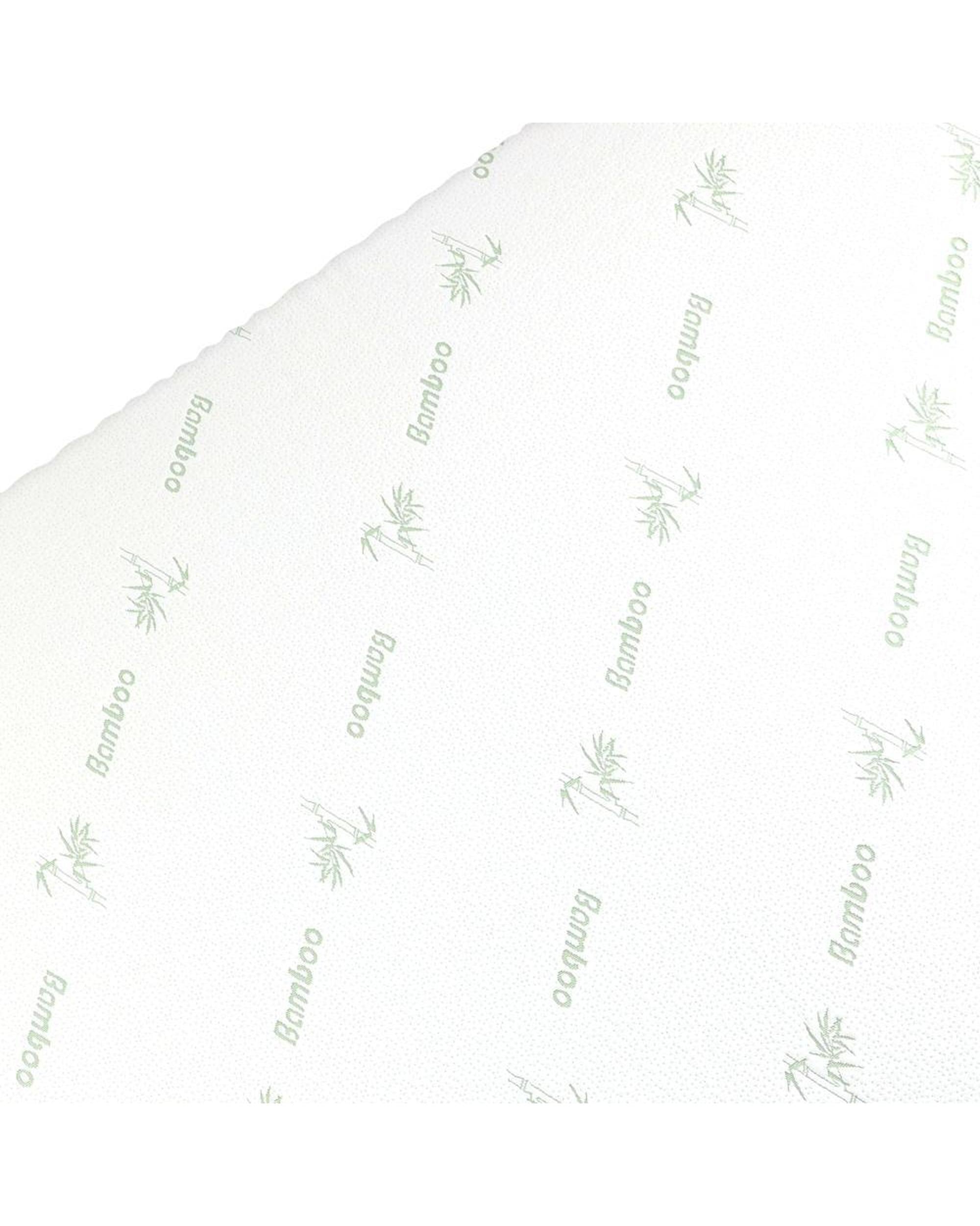 Memory Foam Mattress Topper Cool Gel Bed Bamboo Cover 7-Zone 8CM Bedra