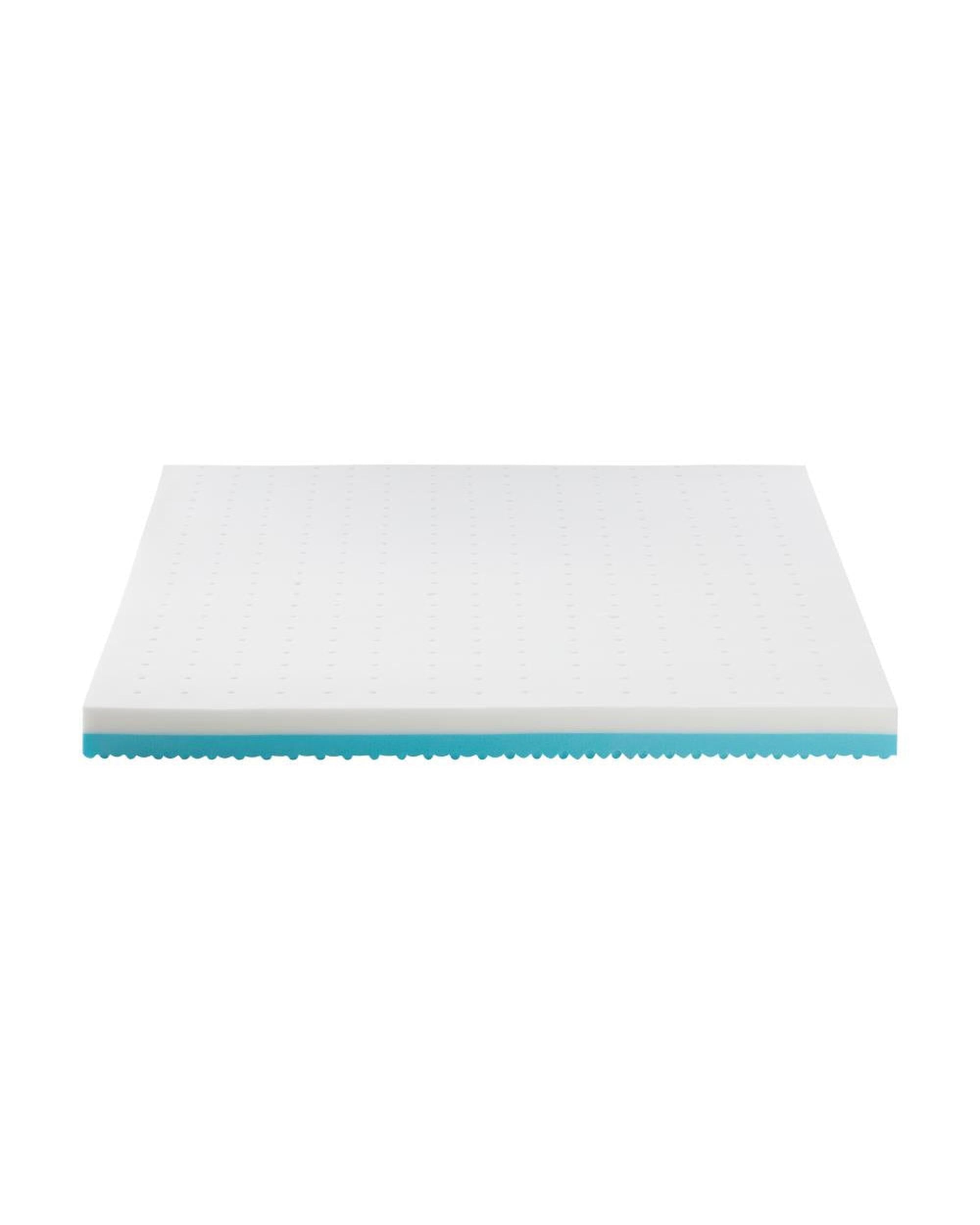 Memory Foam Mattress Topper Reversible Cool Gel 10cm Bedra