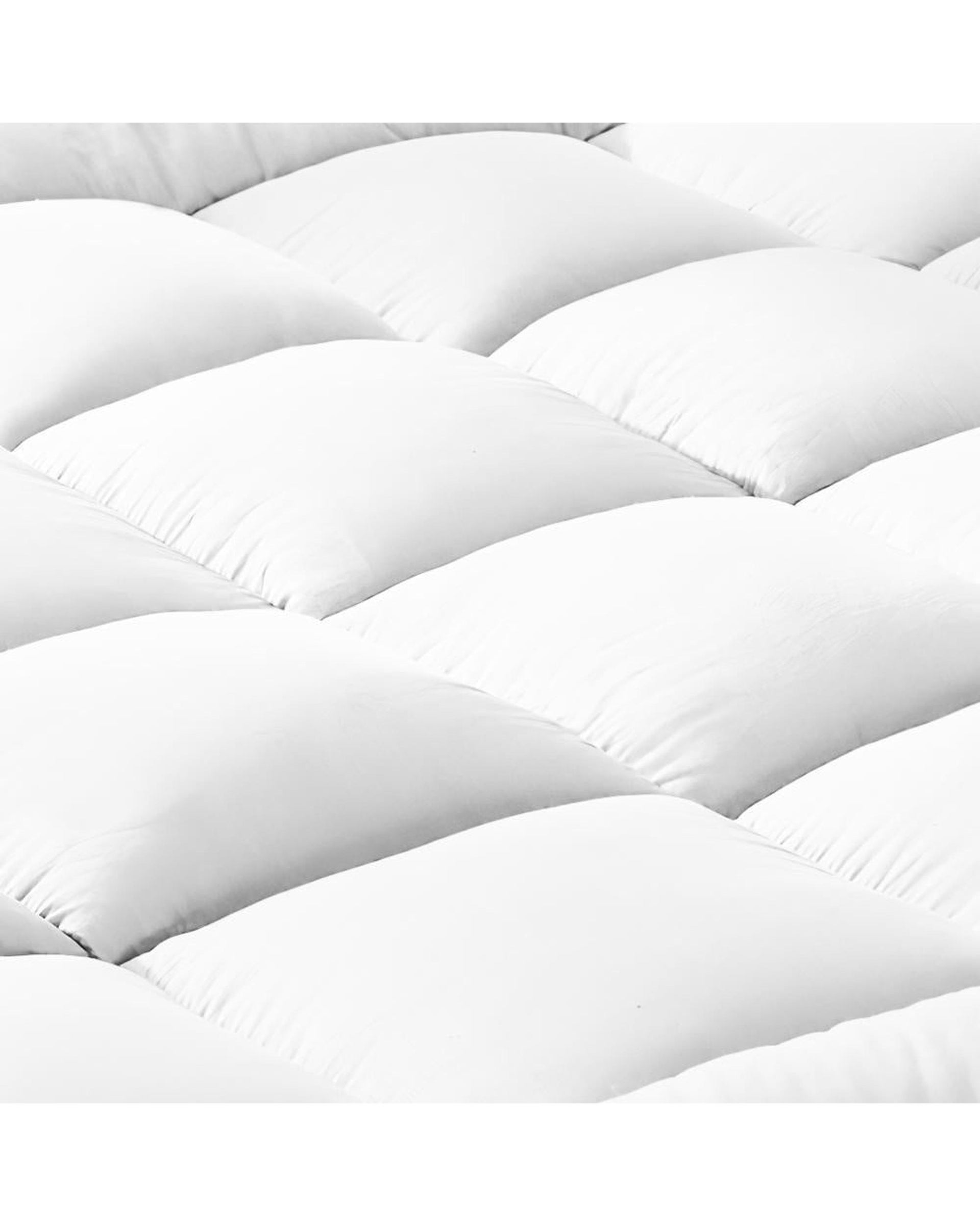 Mattress Topper Microfibre Pillowtop Protector Underlay Pad Bedra