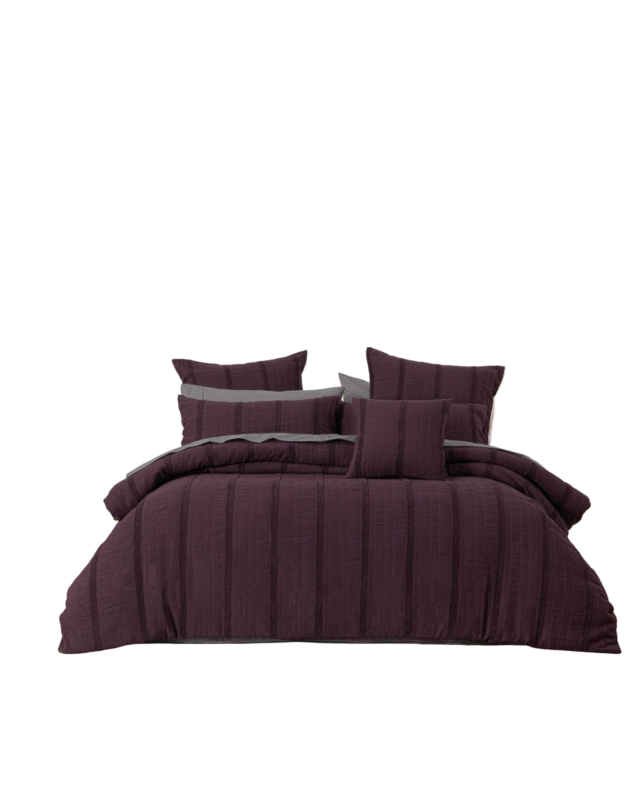 Bianca Bedding MALUA Grape Polyester Quilt Cover Set Bianca Bedding