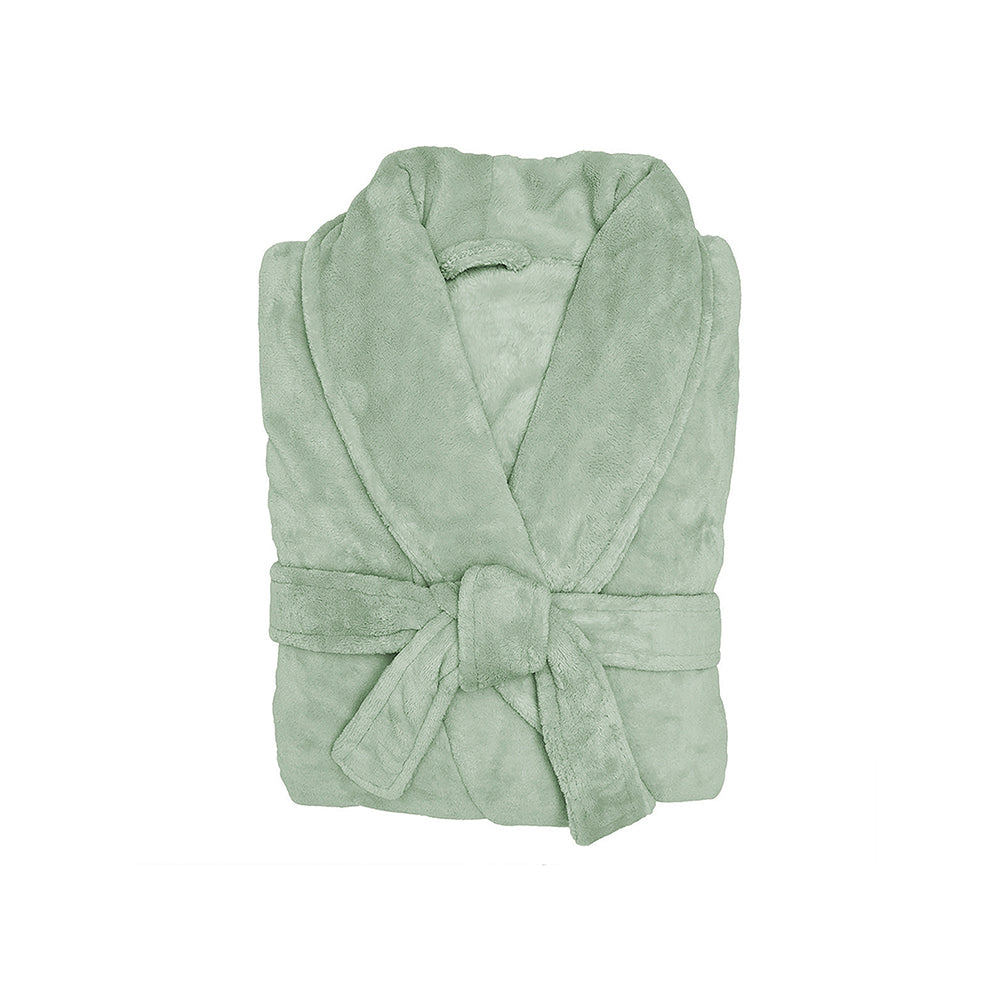 Bambury Microplush Robe Sage Bambury