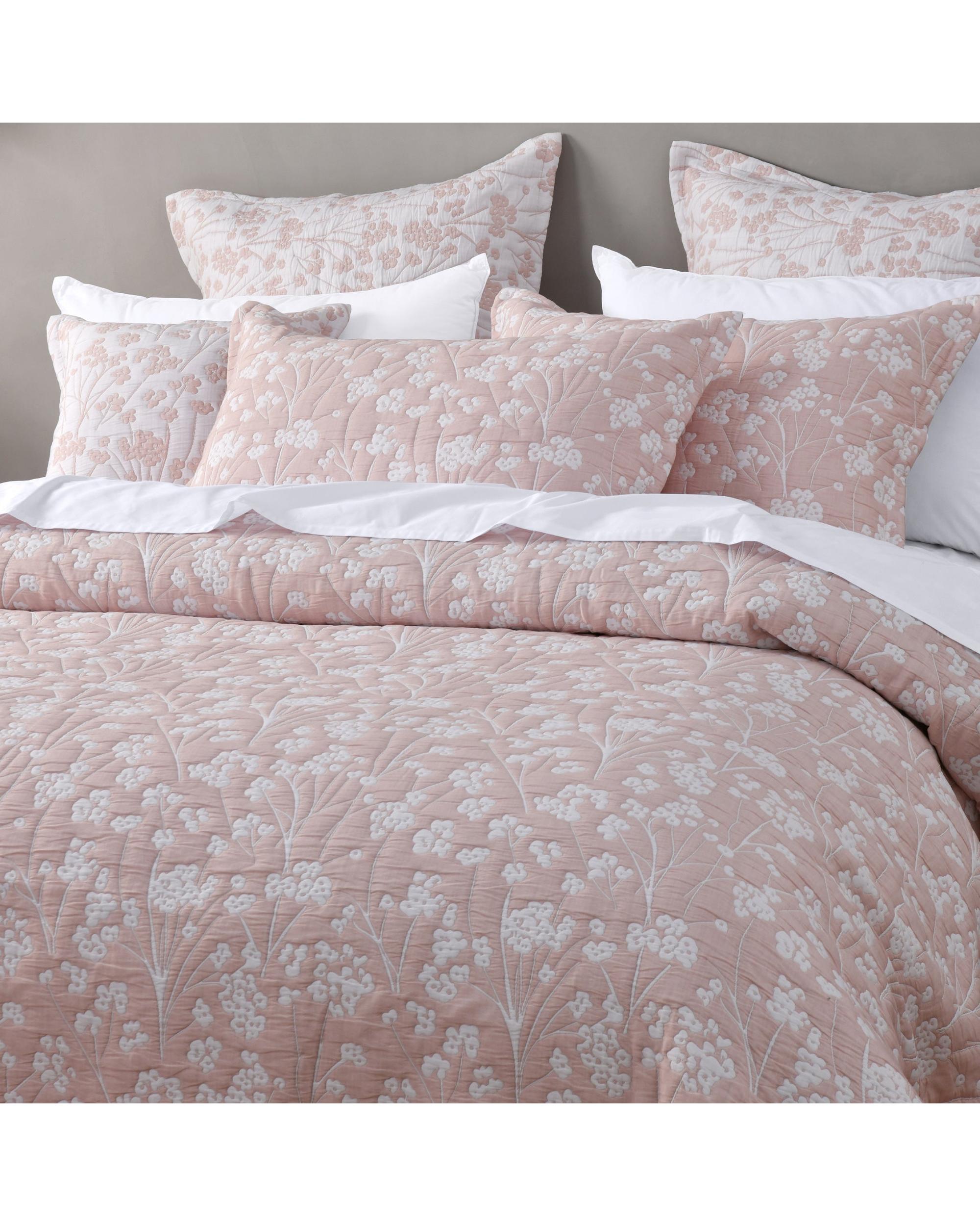 Bianca Bedding Myra Blush Polyester/Cotton Bedspread Set Bianca Bedding