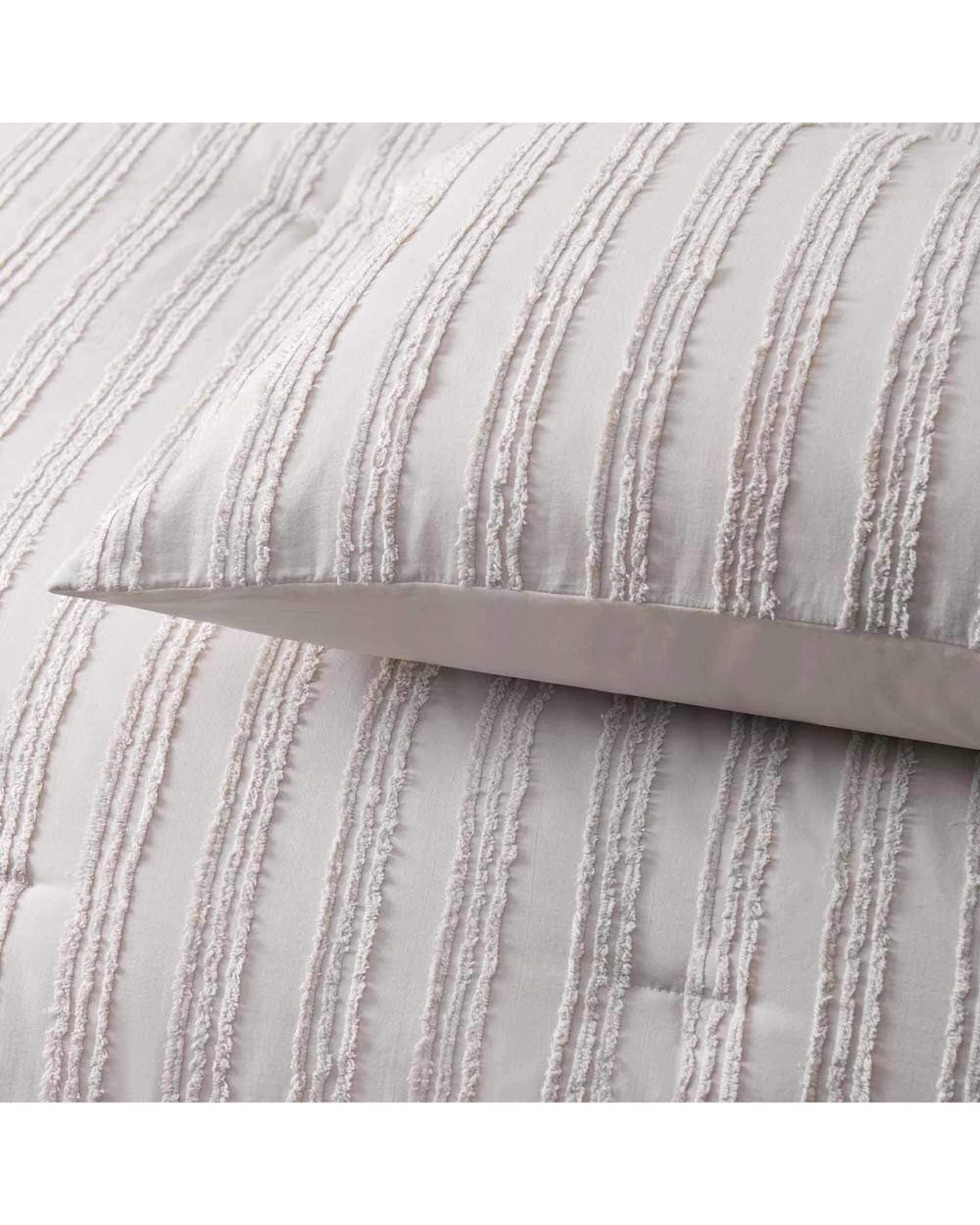 Vintage Design Reflections Natural 3 Piece Comforter Set Vintage Design