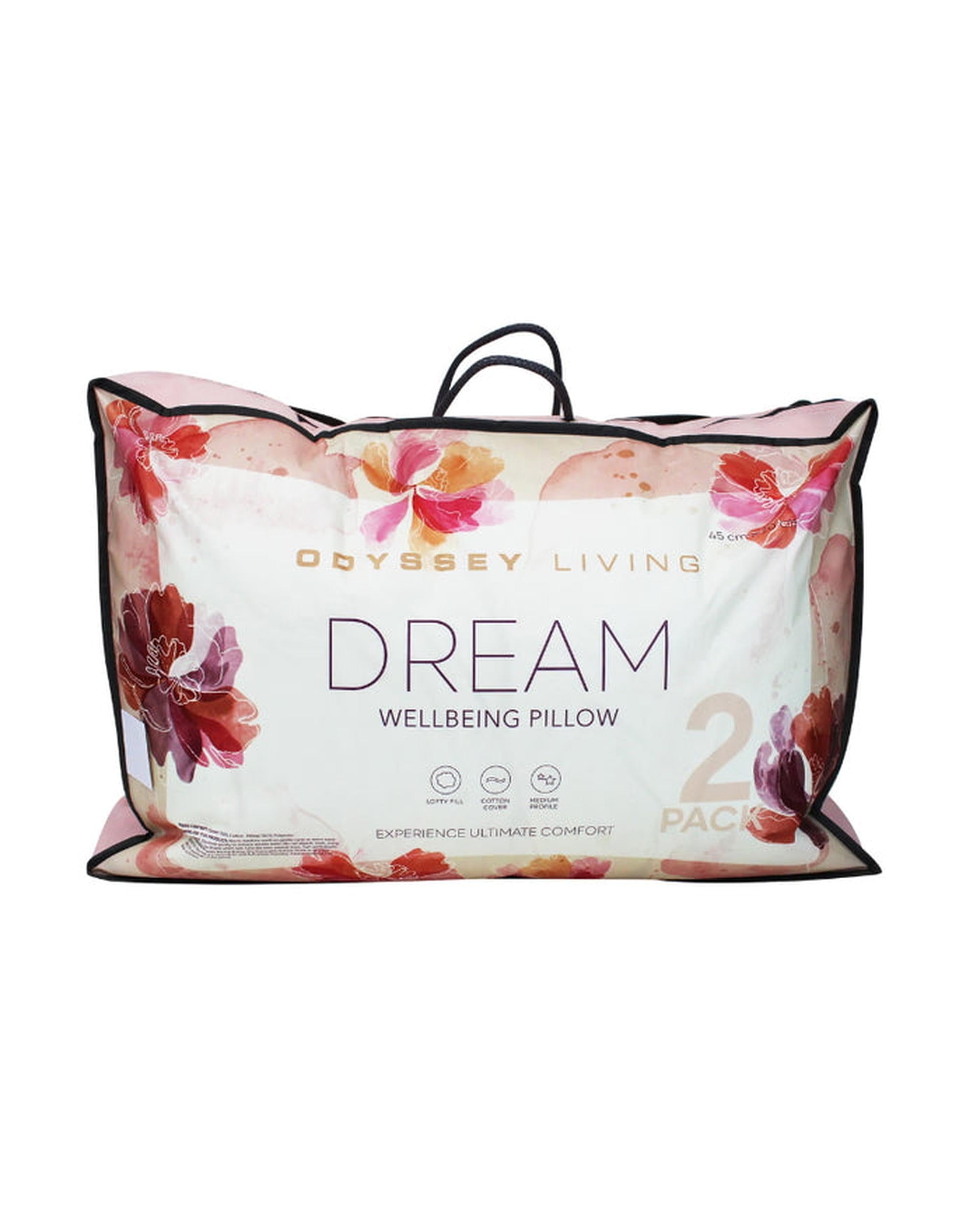 Odyysey Living 2 PACK Dream Pillow - 900gms Odyssey Living