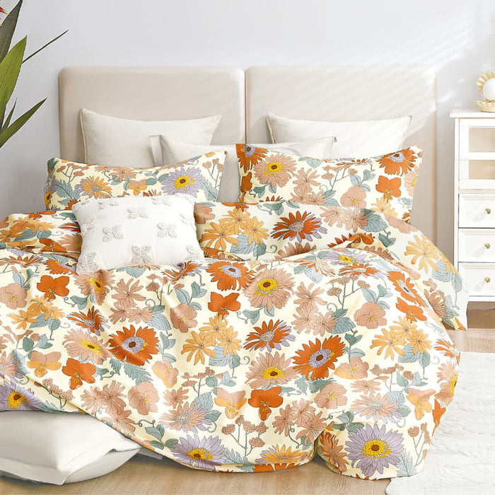 Odyssey Living Natasha Printed Cotton Quilt Cover Set Odyssey Living