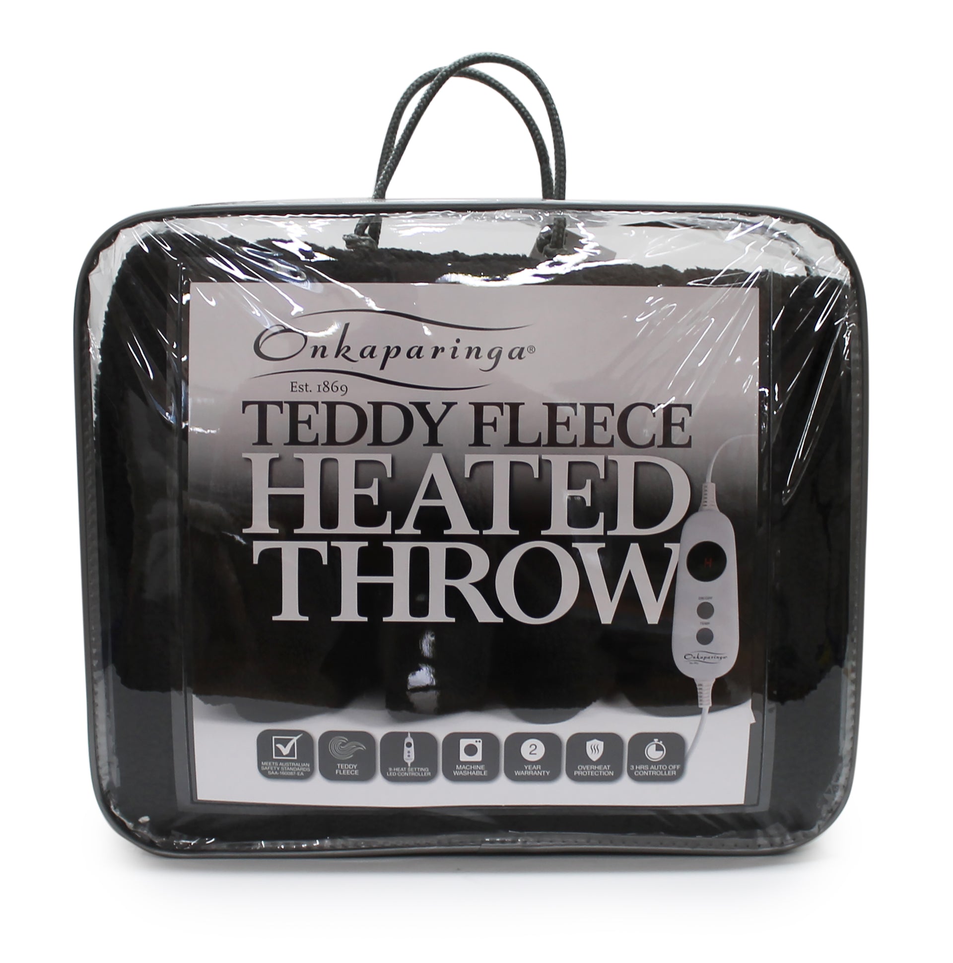 Onkaparinga Teddy fleece Heated Throw