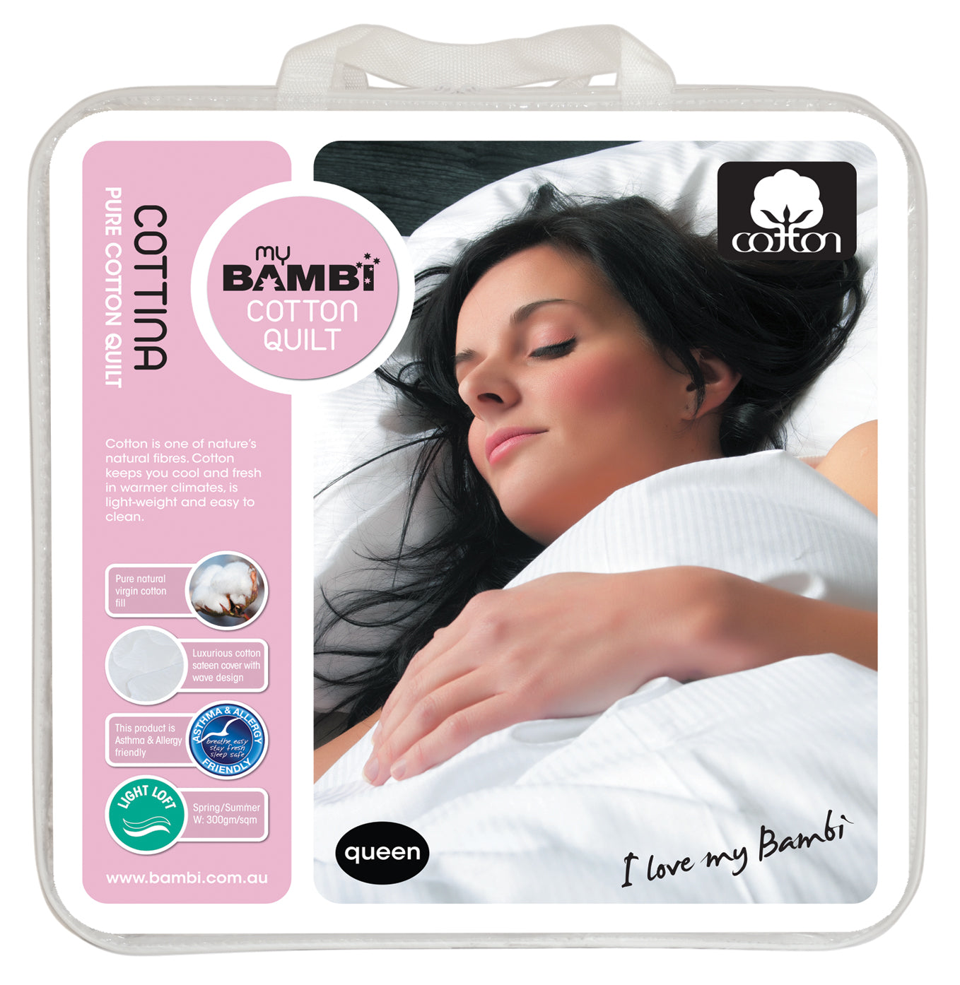 My Bambi Cottina COTTON 300GSM QUILT My Bambi