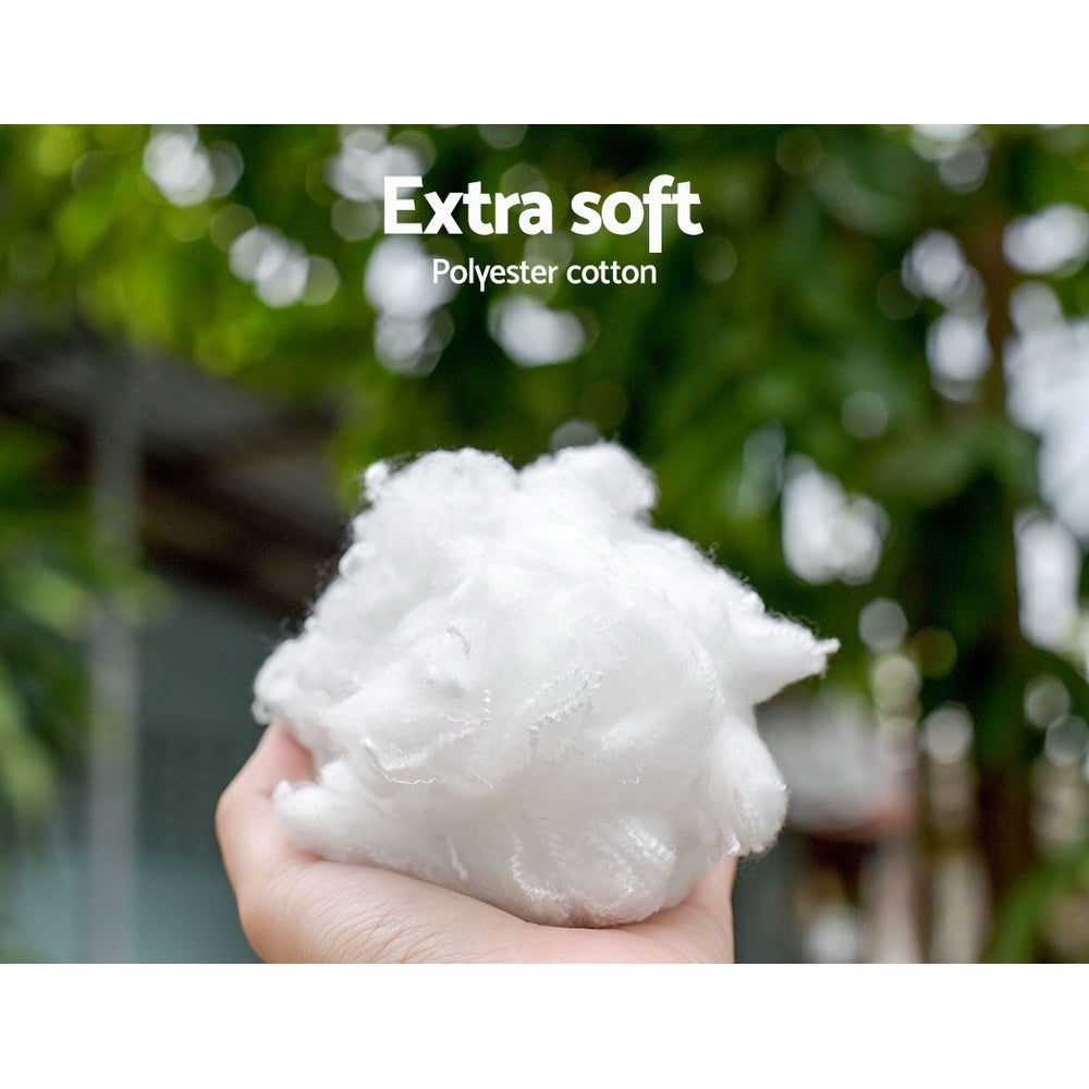 i.Pet Pet Bed Dog Cat 90cm Large Calming Soft Plush White Brown Big Bedding Australia