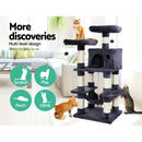 i.Pet Cat Tree 145cm Tower Scratching Post Scratcher Wood Condo House Large Bed Big Bedding Australia