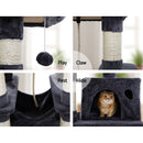 i.Pet Cat Tree 145cm Tower Scratching Post Scratcher Wood Condo House Large Bed Big Bedding Australia
