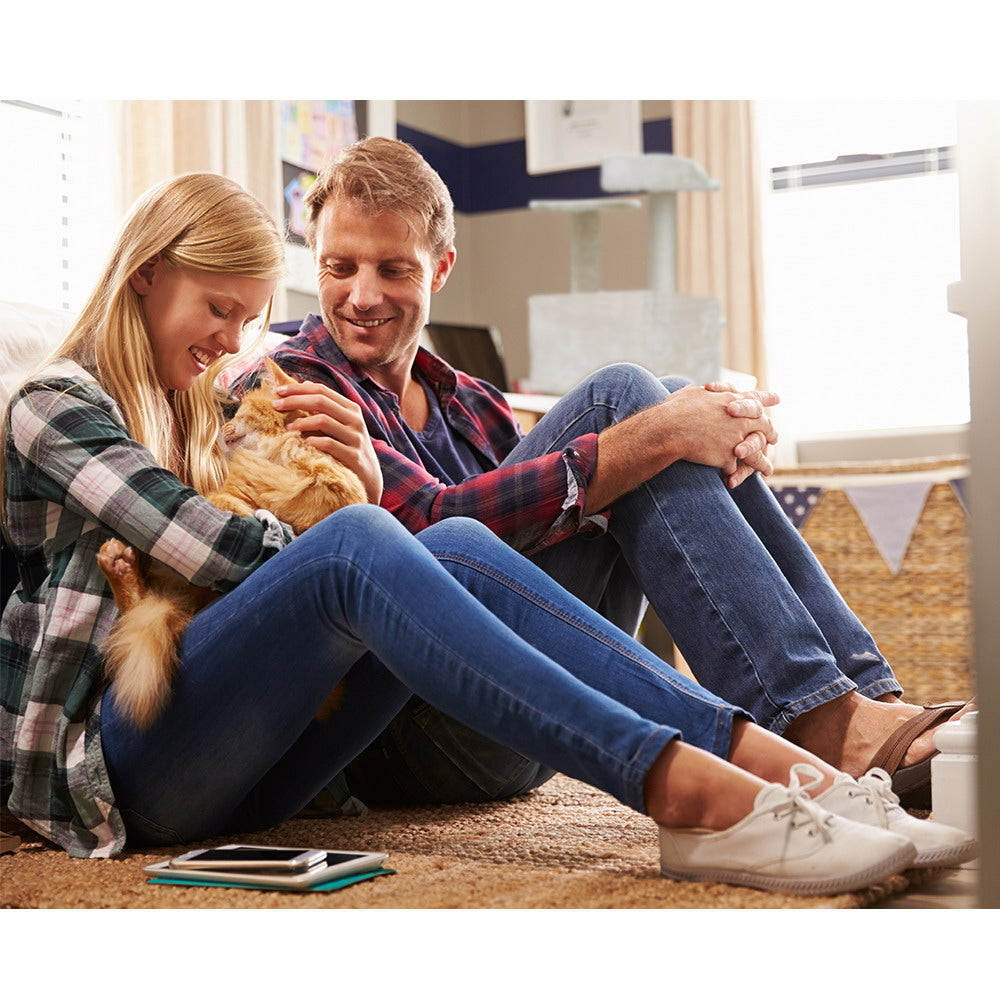 i.Pet Cat Tree 134cm Tower Scratching Post Scratcher Wood Condo House Bed Beige Big Bedding Australia