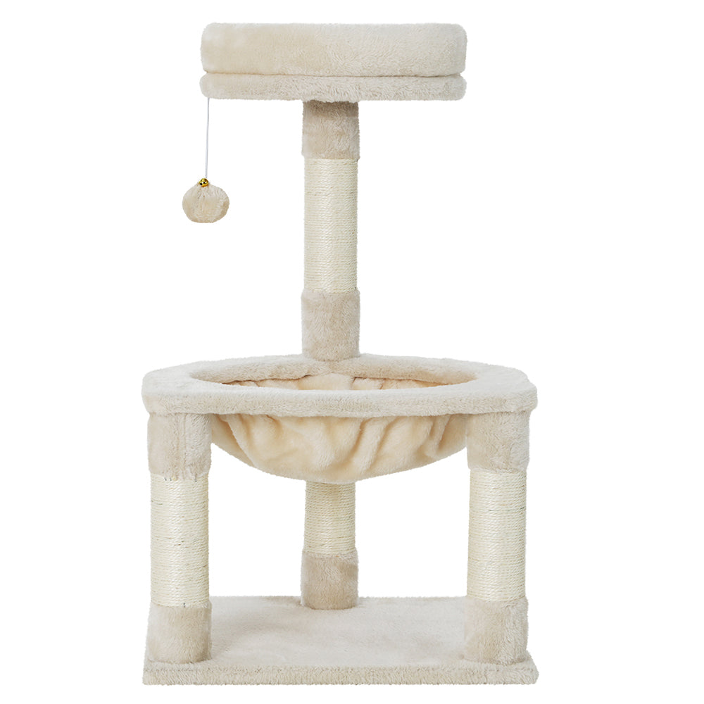 i.Pet Cat Tree 69cm Scratching Post Tower Scratcher Wood Condo Toys House Bed Big Bedding Australia