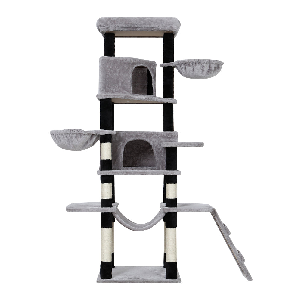 i.Pet Cat Tree 161cm Tower Scratching Post Scratcher Wood Condo House Play Bed Big Bedding Australia
