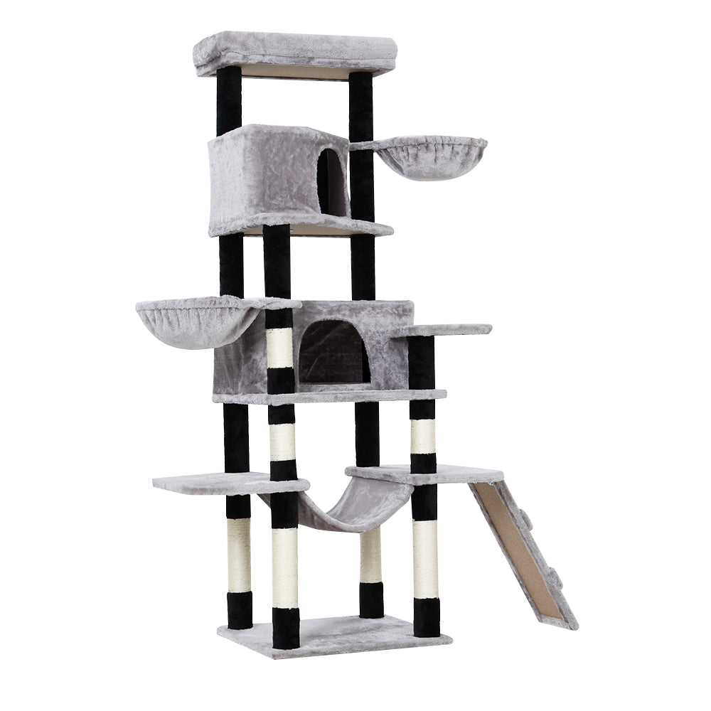 i.Pet Cat Tree 161cm Tower Scratching Post Scratcher Wood Condo House Play Bed Big Bedding Australia