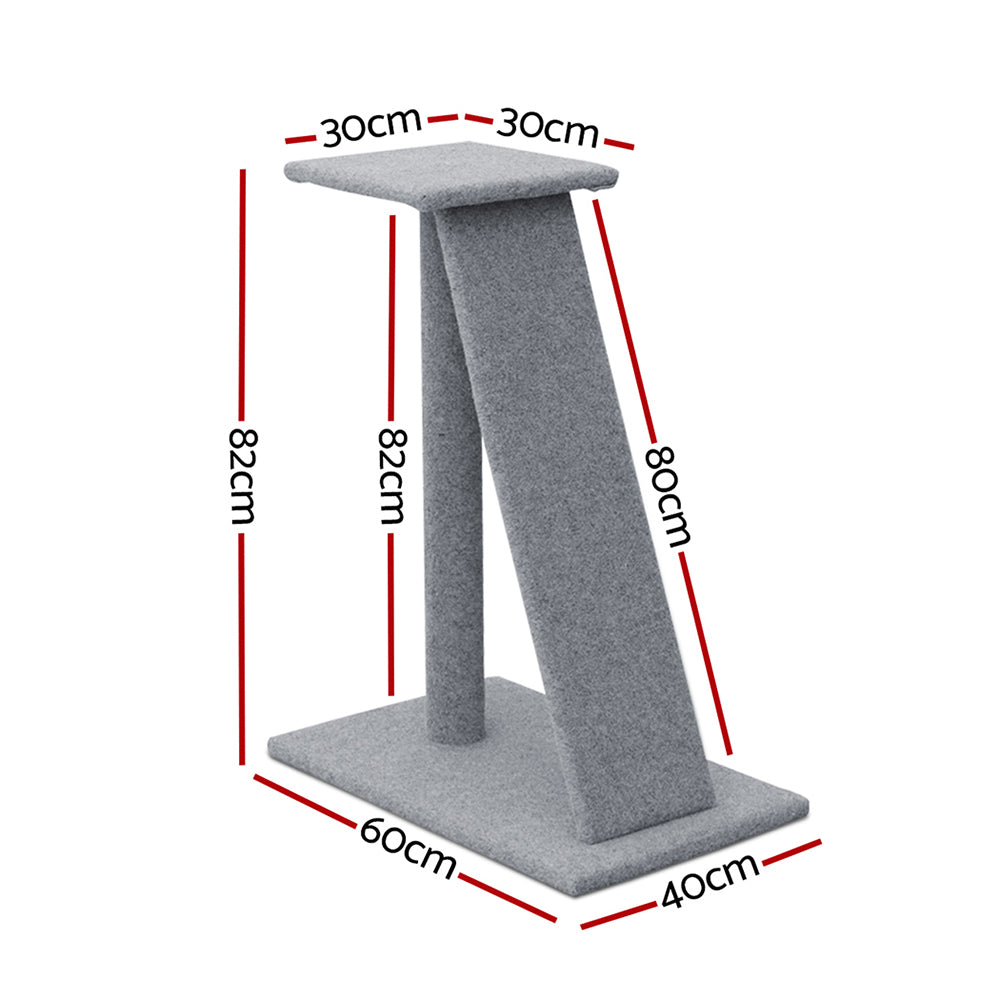 i.Pet Cat Tree 82cm Scratching Post Tower Scratcher Condo Trees Climb House Big Bedding Australia