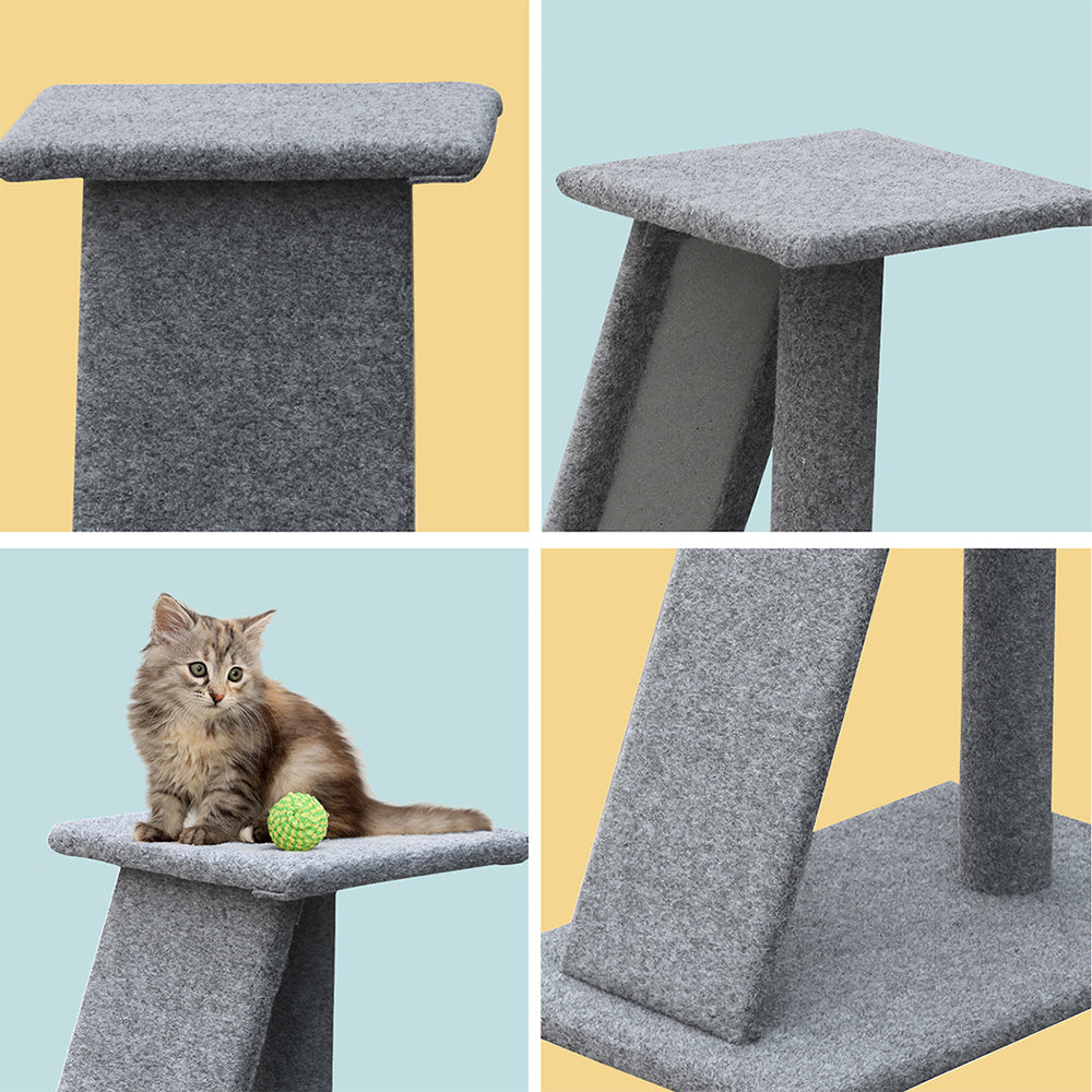 i.Pet Cat Tree 82cm Scratching Post Tower Scratcher Condo Trees Climb House Big Bedding Australia