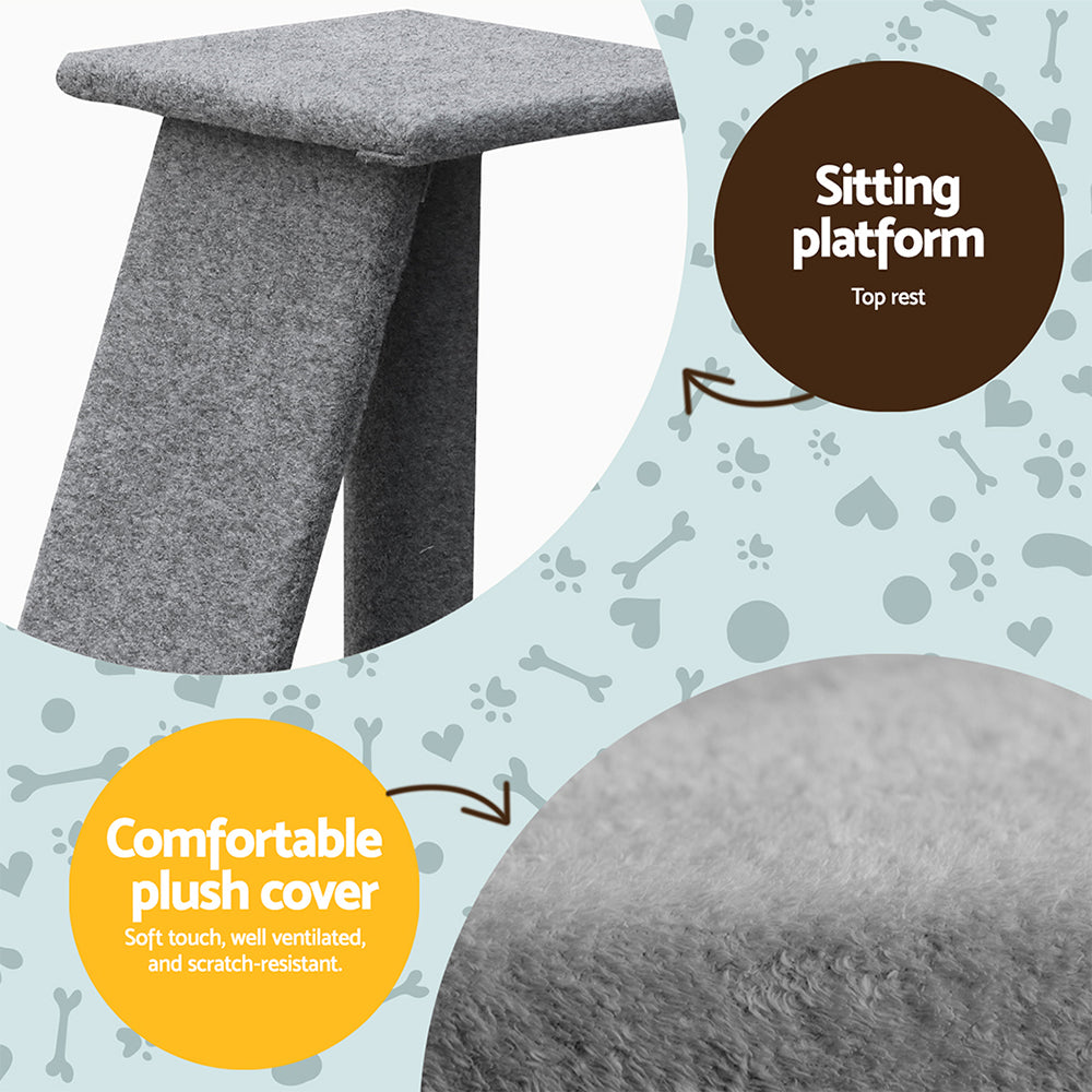 i.Pet Cat Tree 82cm Scratching Post Tower Scratcher Condo Trees Climb House Big Bedding Australia