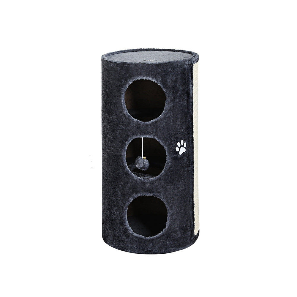 i.Pet Cat Tree Scratching Post Tower Scratcher 70cm Wooden Condo Trees House Big Bedding Australia