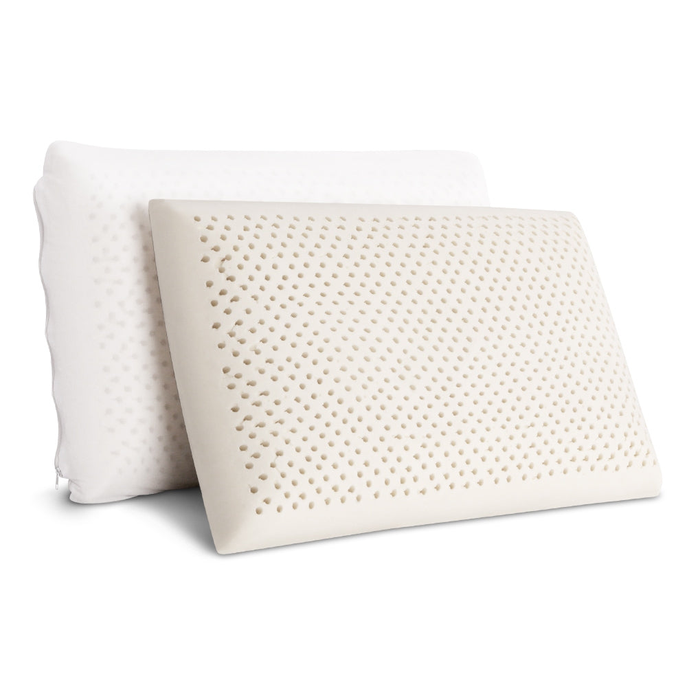 Set of Two Natural Latex Pillow