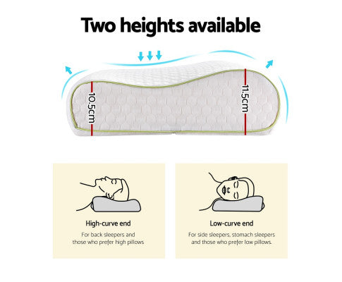Memory Foam Pillow Contour Neck Giselle