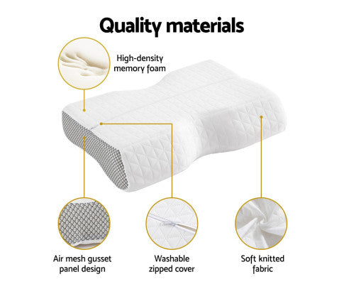 Memory Foam Pillow Contour Neck Giselle