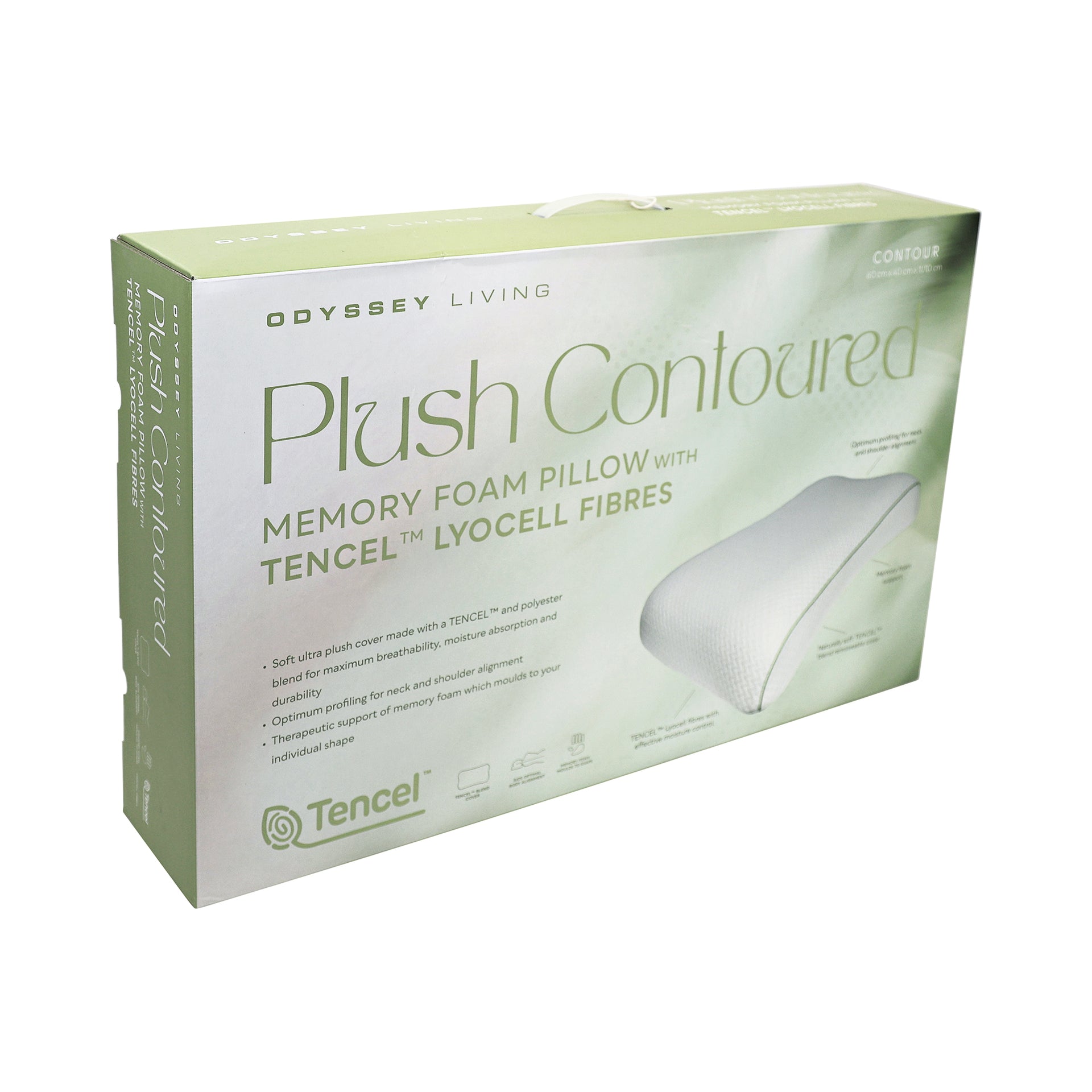 Odyssey Living | Tencel Plush Memory Foam Pillow