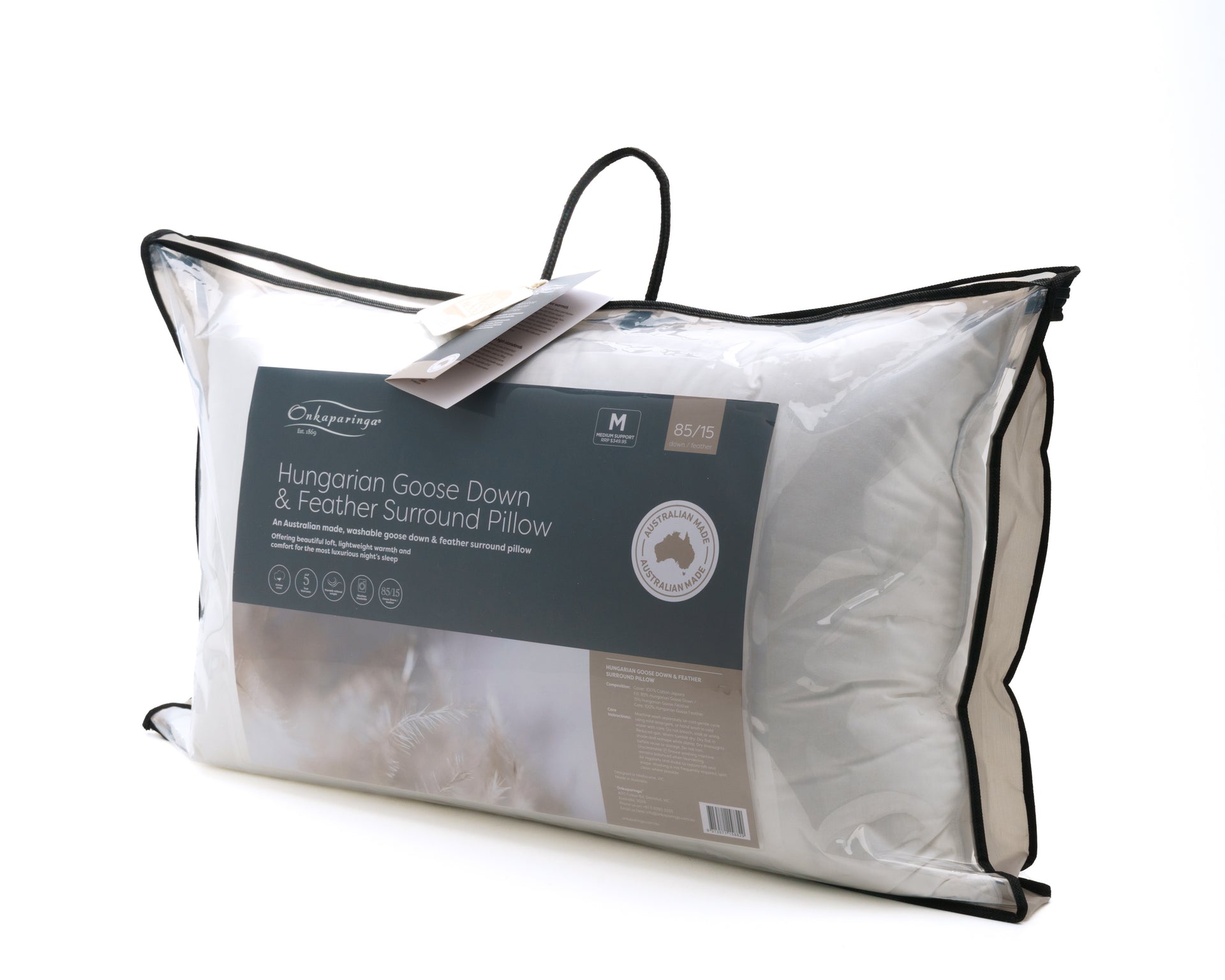 Onkaparinga 50/50 Hungarian Goose Feather & Down Surround Pillow